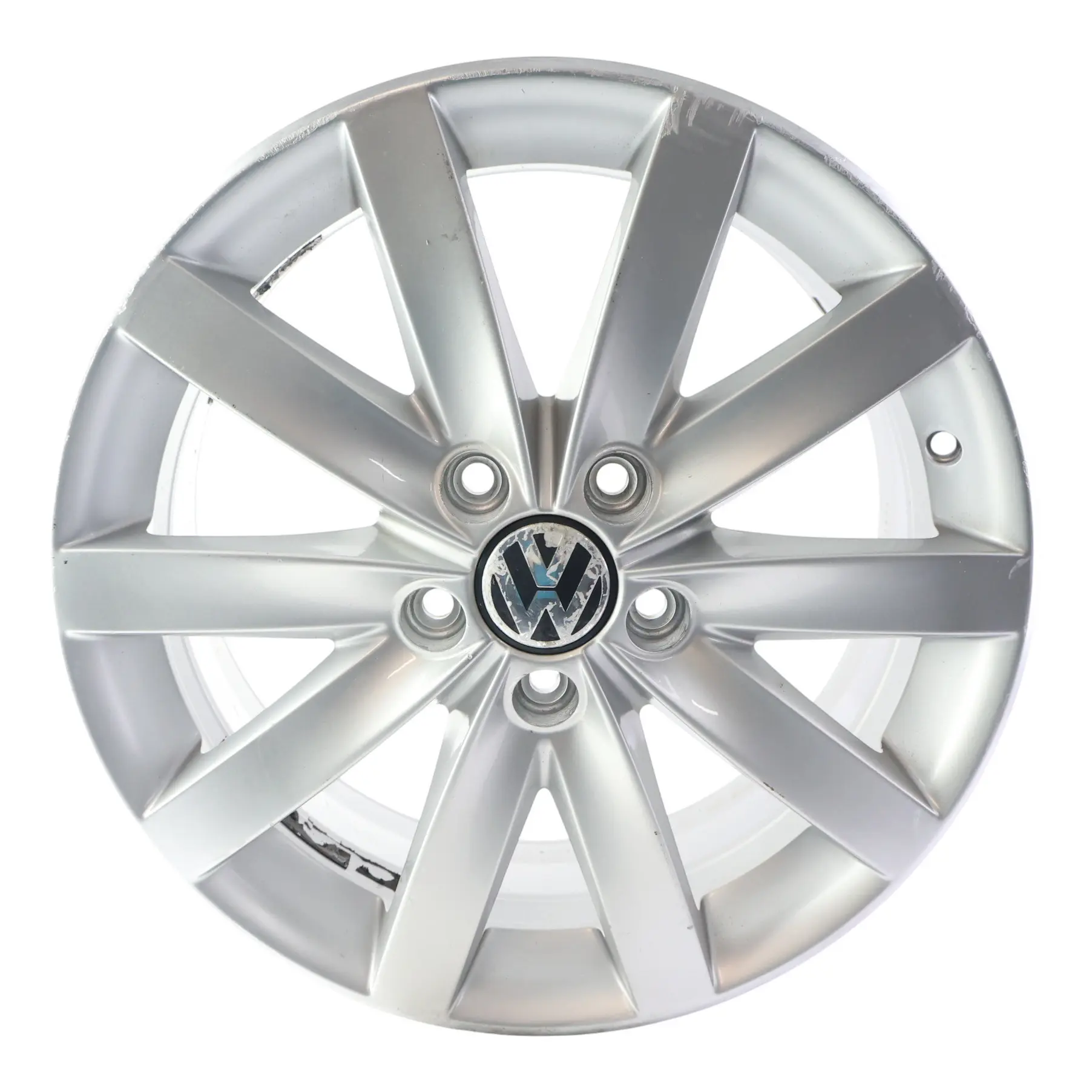 Volkswagen Golf Mk6 Silberne Leichtmetallfelge Alufelge 17" 7J ET:54 5K0601025F