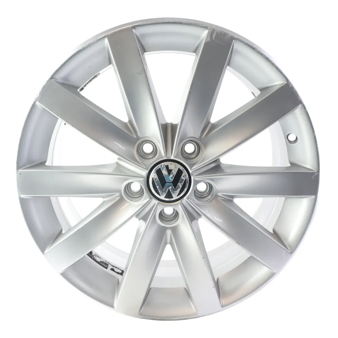 Mk6 Silver Wheel Alloy Rim 17" 7J ET:54 to Volkswagen Golf with Part number 5K0601025F Volkswagen Golf Mk6 Silver Wheel Alloy Rim 17" 7J ET:54 - SKU 5K0601025F - Part number 5K0601025F