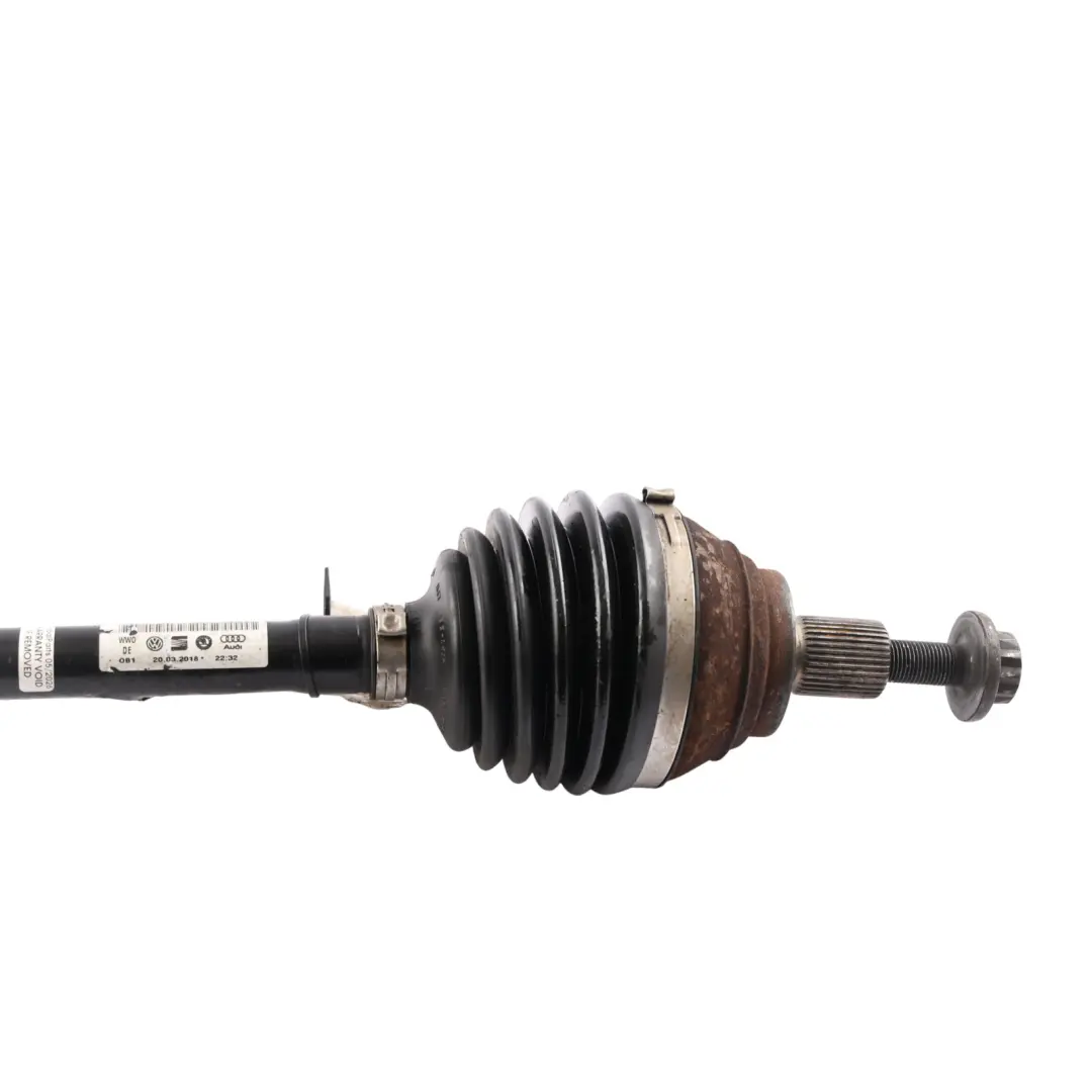VW Volkswagen Golf 5g Driveshaft Front Left N/S 6 Speed Manual - SKU 5Q0407271DD - Part number 5Q0407271DD