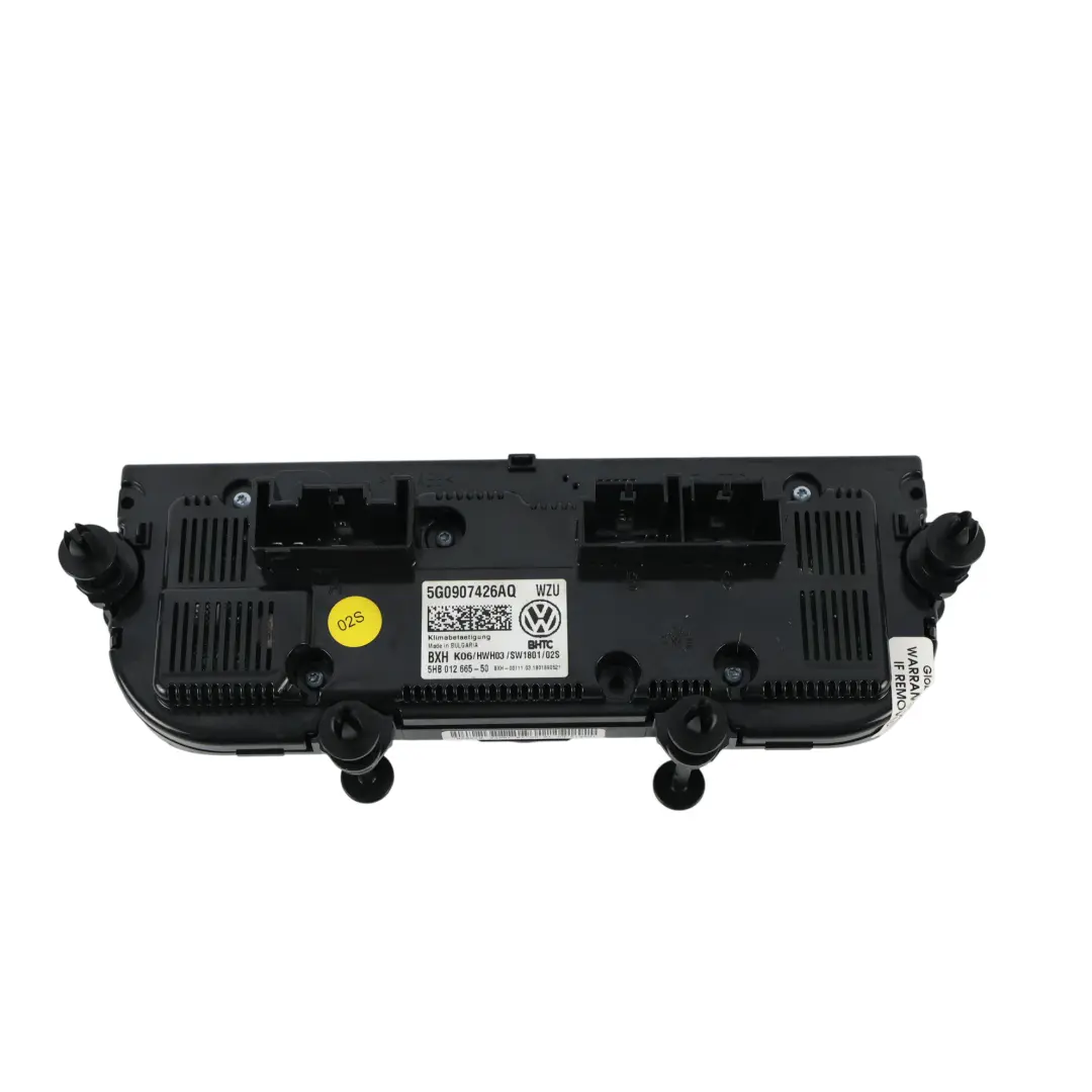 Panneau Commande Climatisation Chauffage pour Volkswagen Golf Mk7 à propos du numéro de pièce 5Q0907426AQ Volkswagen Golf Mk7 Panneau Commande Climatisation Chauffage - SKU 5Q0907426AQ - Numéro de pièce 5Q0907426AQ