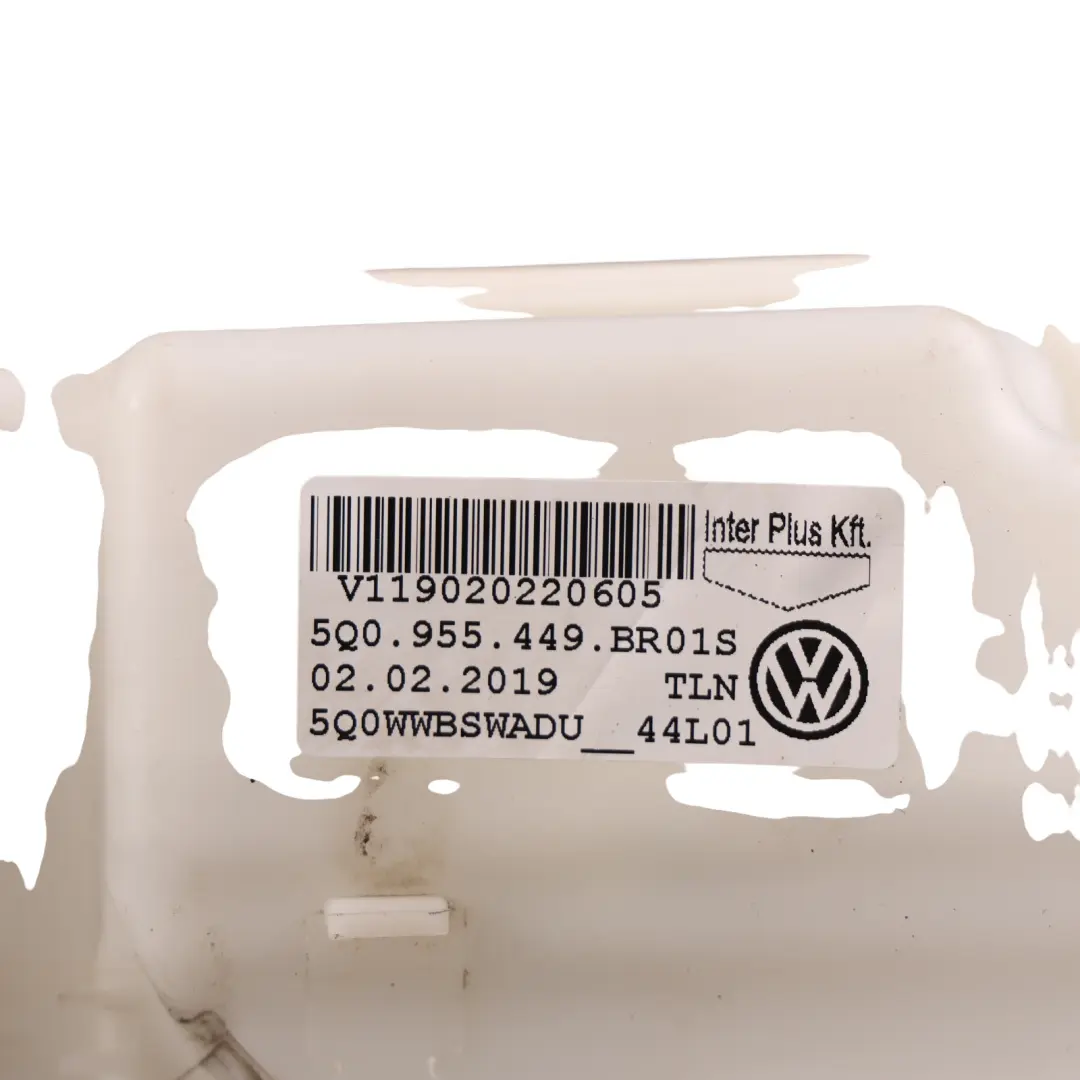 MK3 Depósito Botella Limpiaparabrisas para Seat Leon con número de pieza 5Q0955449 Seat Leon MK3 Depósito Botella Limpiaparabrisas - SKU 5Q0955449 - Número de pieza 5Q0955449
