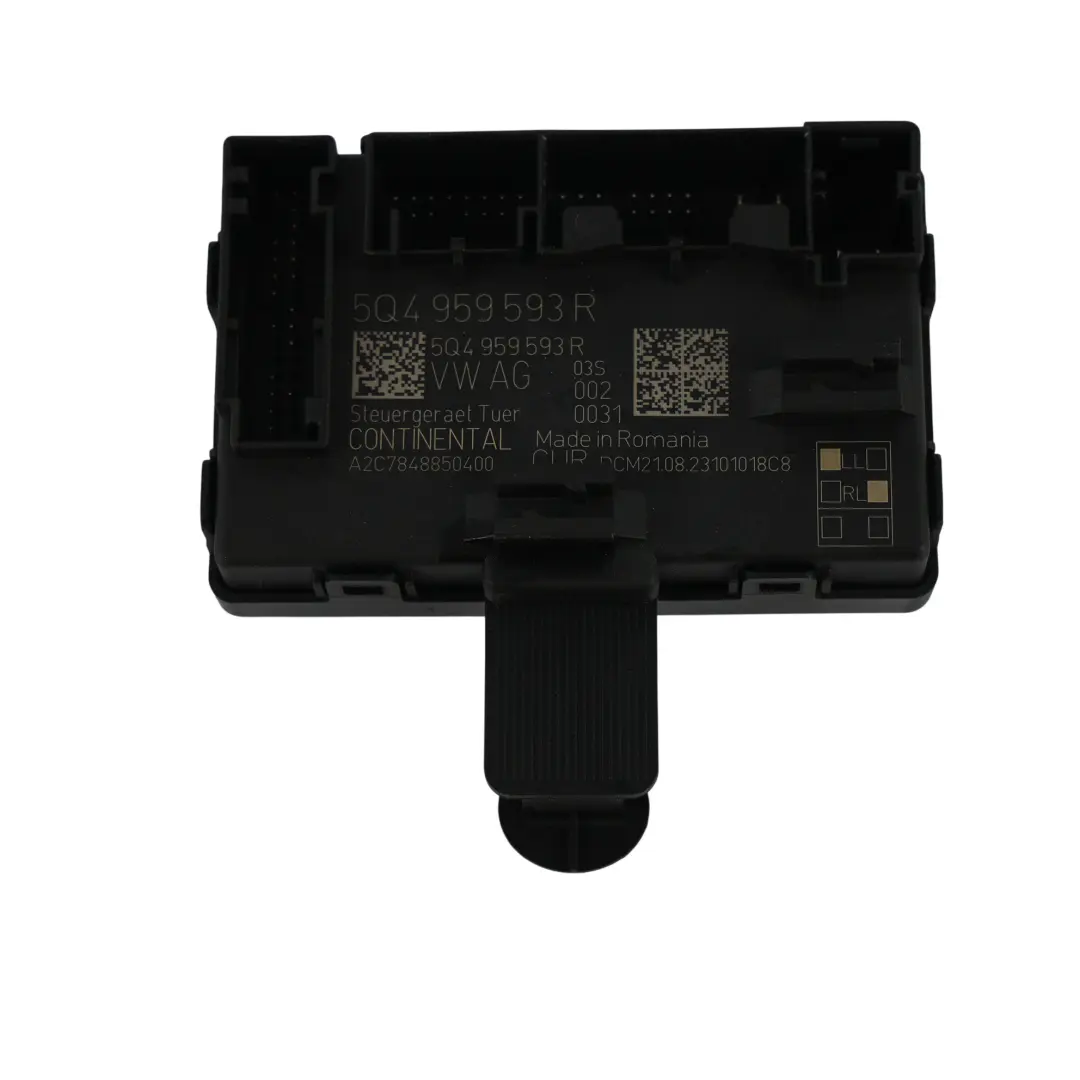 Seat Leon Cupra MK3 Module Contrôle Porte Avant Côté Conducteur - SKU 5Q4959593R - Numéro de pièce 5Q4959593R