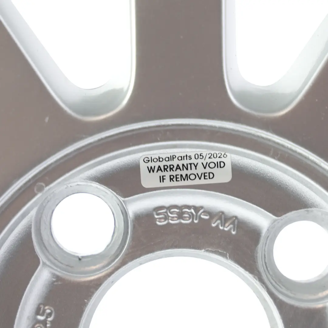 Ford Fiesta ST Silver Alloy Wheel 17" 7J ET:52,5 4x108 11 Spoke - SKU 5S6Y-AA-3 - Part number 5S6Y-AA