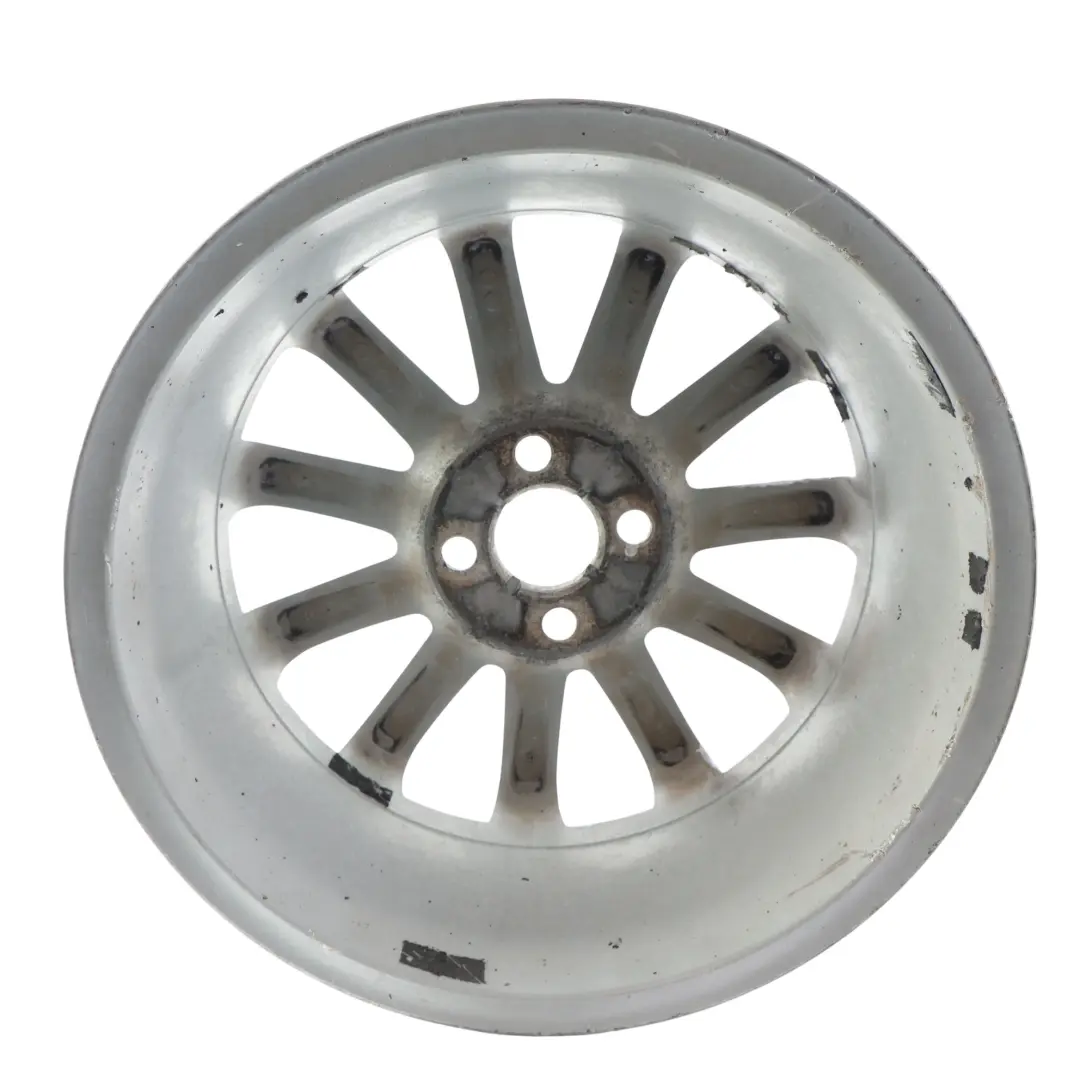 Ford Fiesta ST Silver Alloy Wheel 17" 7J ET:52,5 4x108 11 Spoke - SKU 5S6Y-AA-3 - Part number 5S6Y-AA