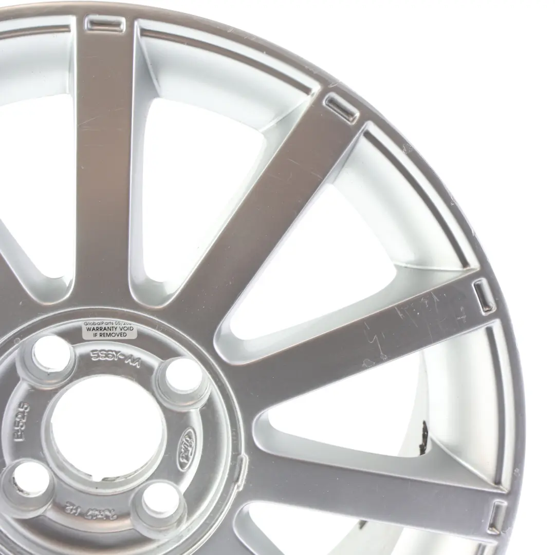 Ford Fiesta ST Silver Alloy Wheel 17" 7J ET:52,5 4x108 11 Spoke - SKU 5S6Y-AA-3 - Part number 5S6Y-AA