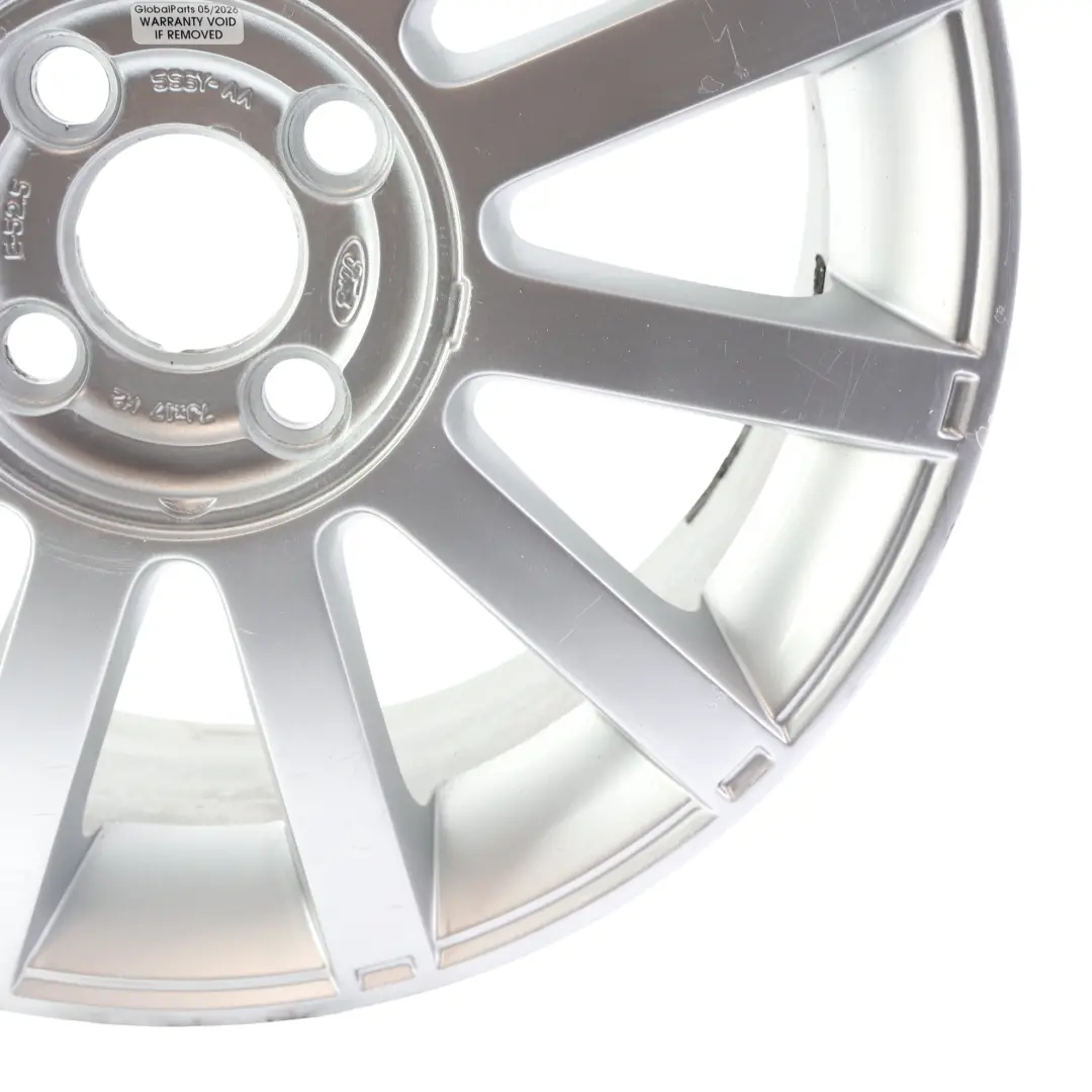 Ford Fiesta ST Silver Alloy Wheel 17" 7J ET:52,5 4x108 11 Spoke - SKU 5S6Y-AA-3 - Part number 5S6Y-AA