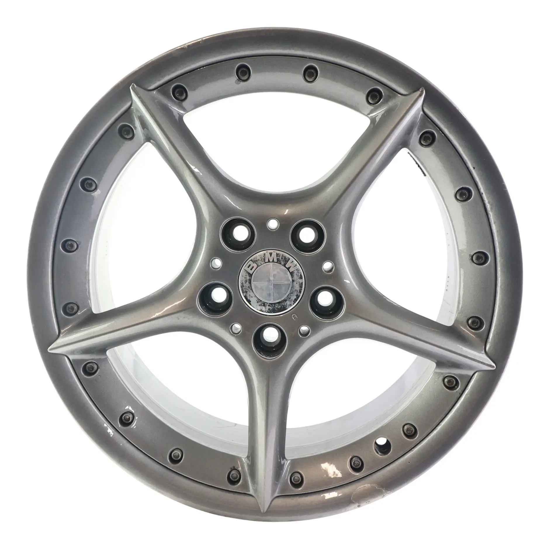 BMW Z4 E85 E86 Front Wheel Alloy Rim 18" 8J ET:47 Star Spoke 6758194