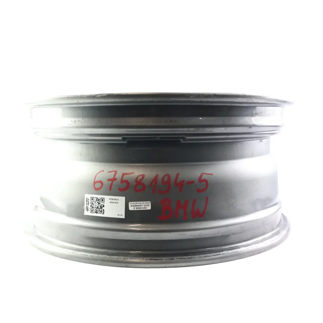 BMW Z4 E85 E86 Cerchione Anteriore Argento 18" ET:47 8J Star Spoke 108 - SKU 6758194-5 - Numero di parte 6758194