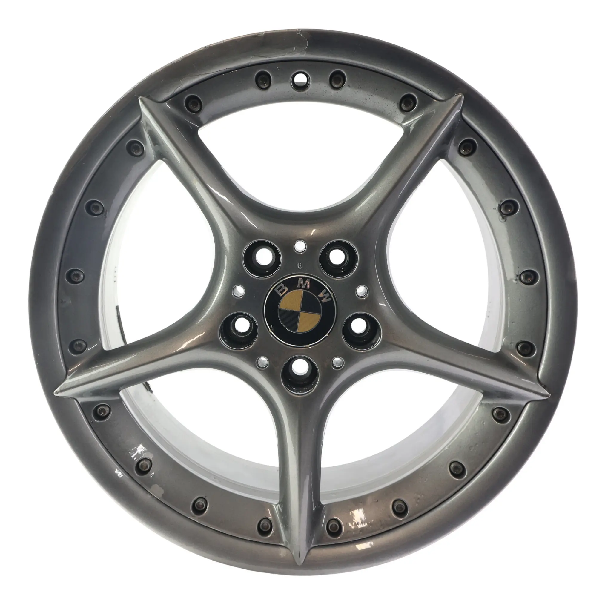BMW Z4 E85 E86 Jante Alliage Arrière Noire 18" 8,5J ET:50 Star Spoke 108 6758195