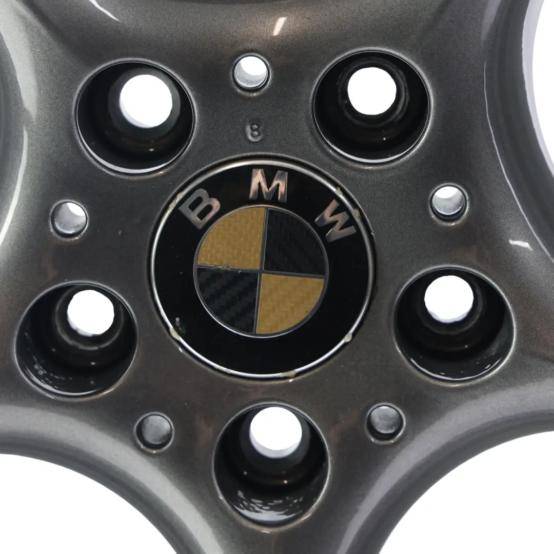 BMW Z4 E85 E86 Black Rear Wheel Alloy Rim 18" 8,5J ET:50 Star Spoke 108 - SKU 6758195-5 - Part number 6758195