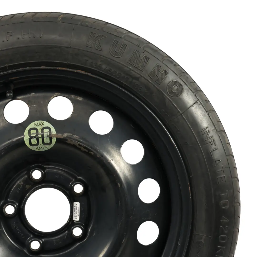 BMW E60 E61 X3 E83 Rueda Repuesto Acero Negro 17" ET:18 135/80 758778 - SKU 6758778-6 - Número de pieza 6758778