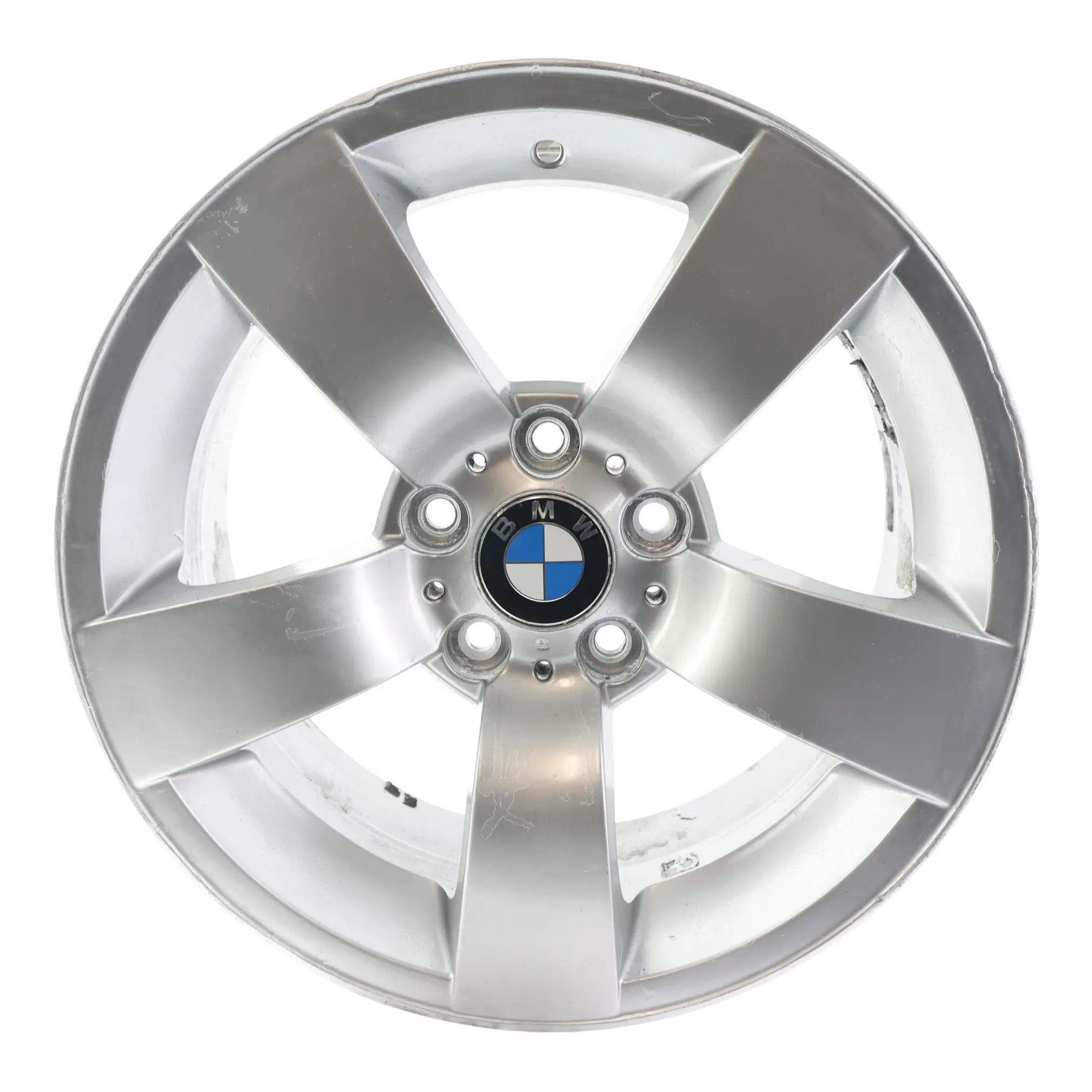 BMW E60 E61 Leicht Metall Felge Silber 17" Sternspeiche 122 ET:20 8J 6760615