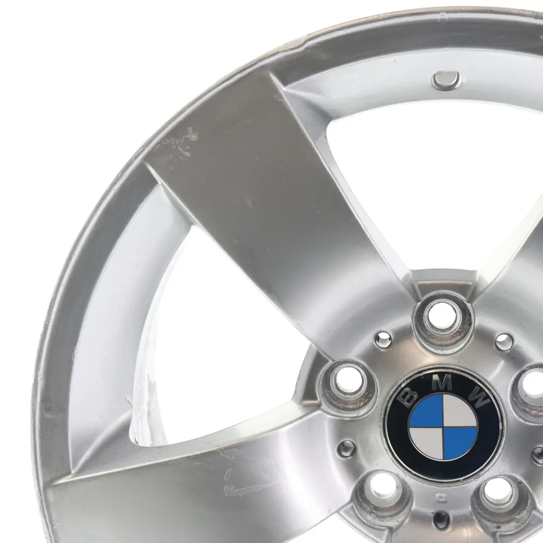 BMW E60 E61 Wheel Rim Alloy Silver 17" Star Spoke 122 ET:20 8J - SKU 6760615-2 - Part number 6760615