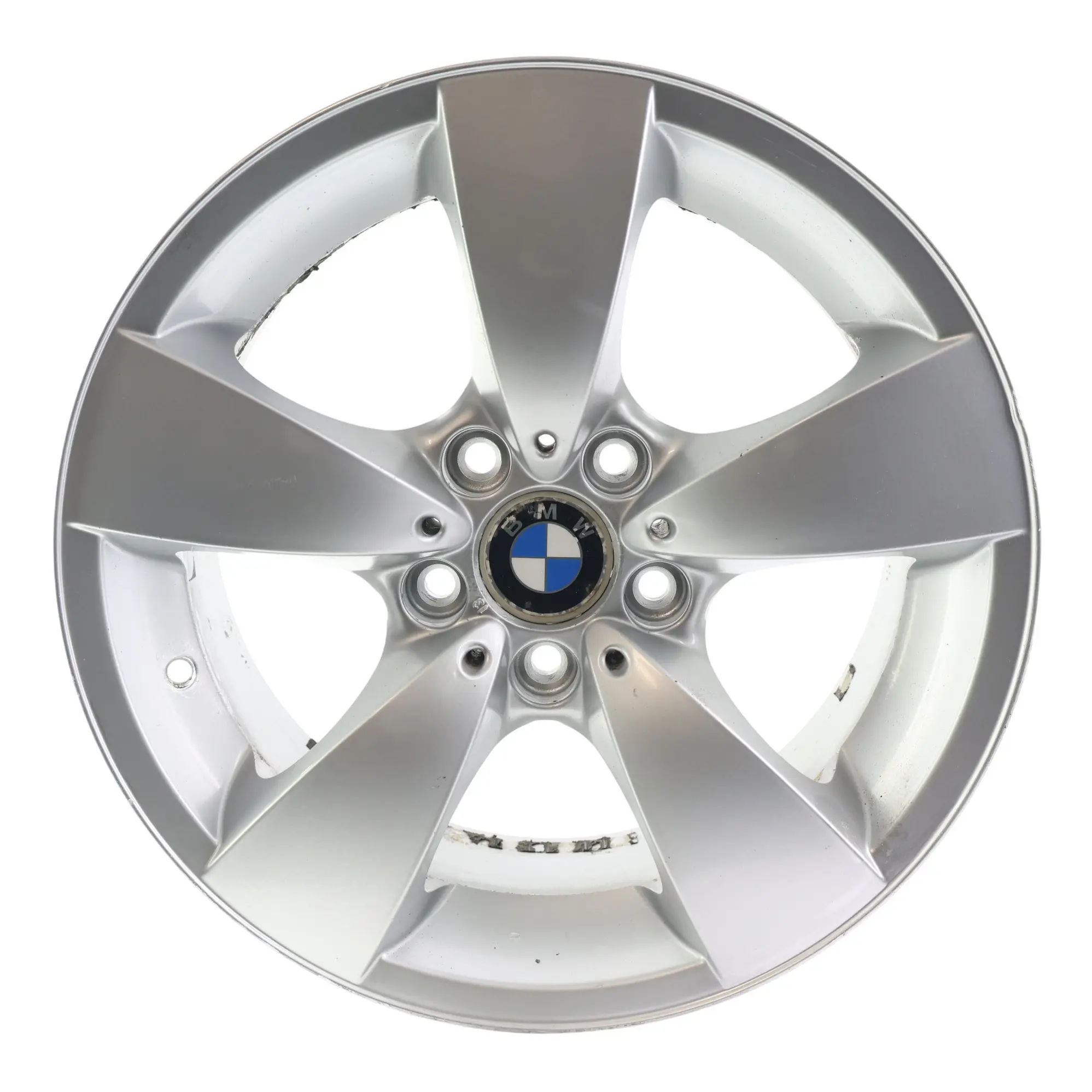 BMW E60 E61 llanta de aleación de plata 17 "Spider Spoke 138 ET:20 7,5J