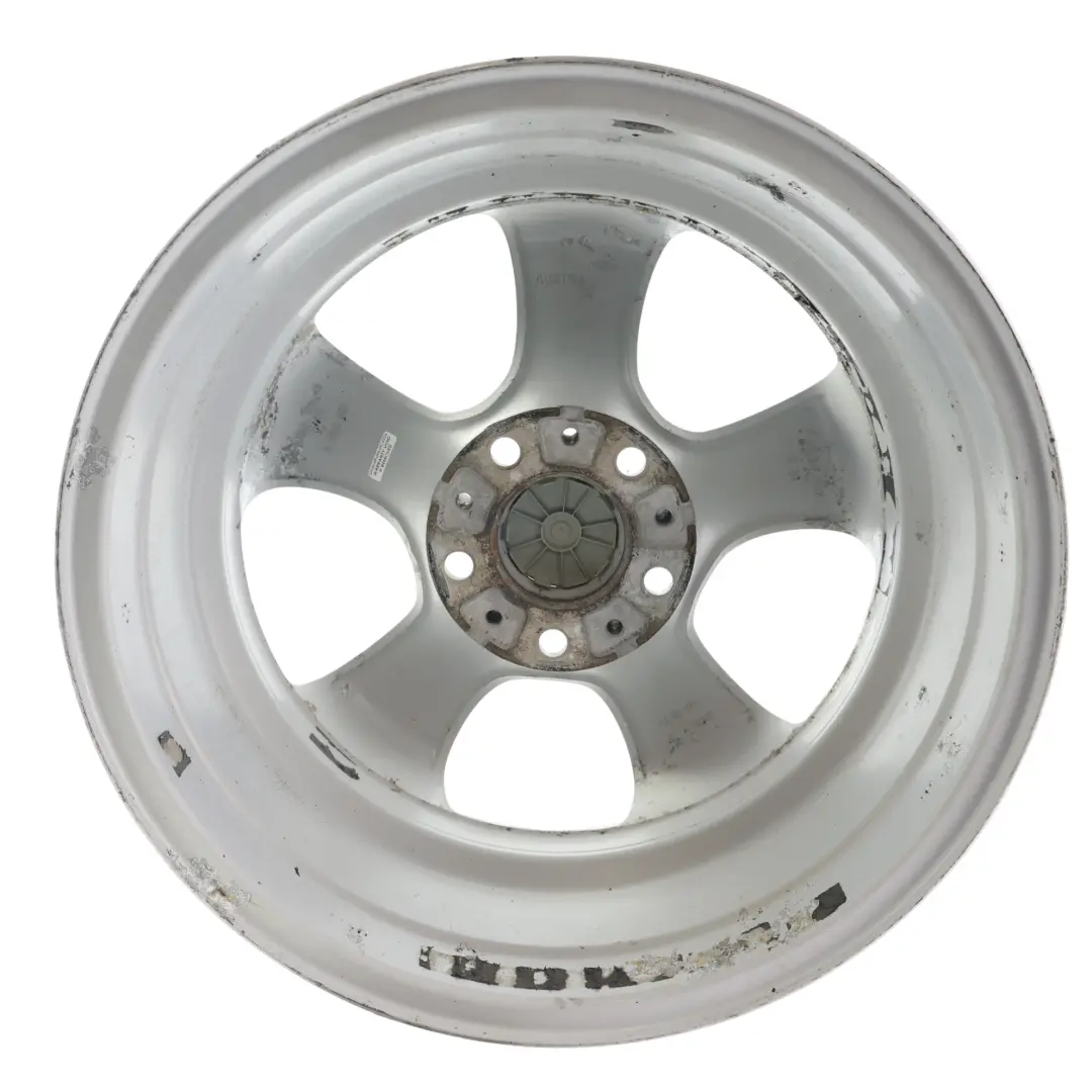 Cerchio in lega argento 17" Spider Spoke 138 ET:20 7,5J per BMW E60 E61 con numero di parte 6762001 BMW E60 E61 Cerchio in lega argento 17" Spider Spoke 138 ET:20 7,5J - SKU 6762001-2 - Numero di parte 6762001