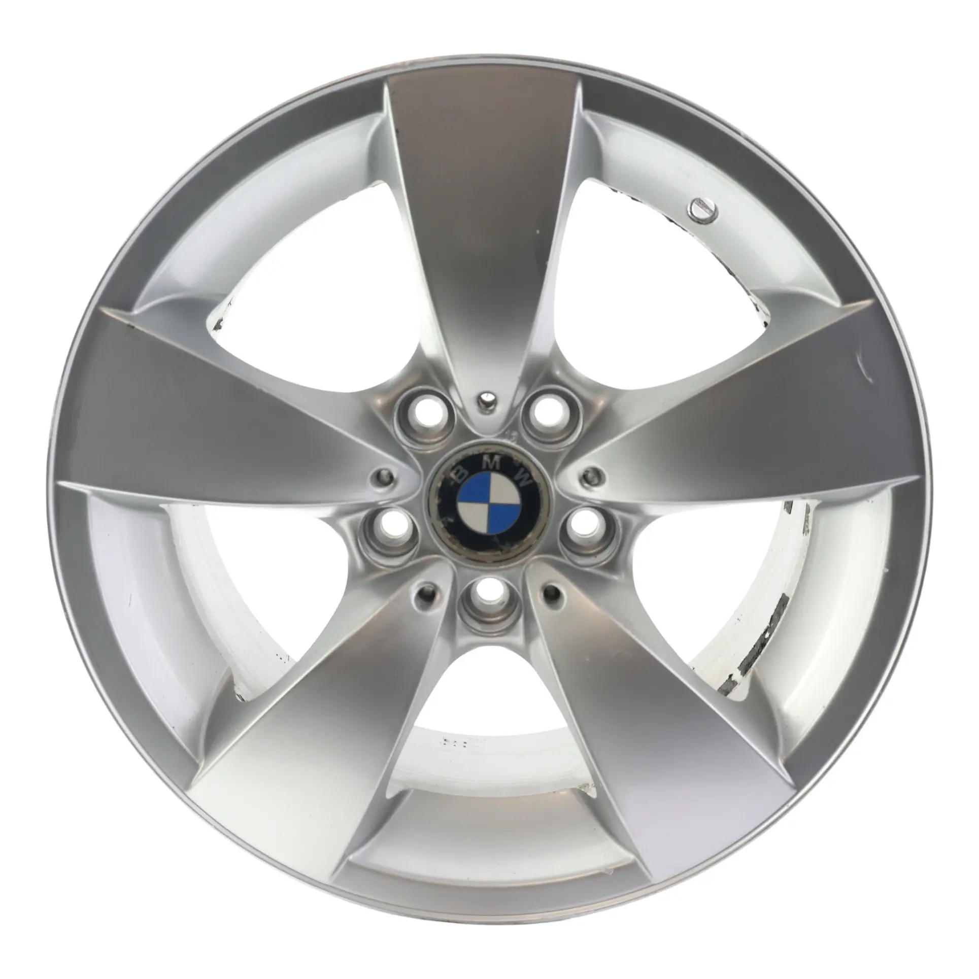 BMW E60 E61 Silver Alloy Wheel Rim 17" Spider Spoke 138 ET:20 7,5J