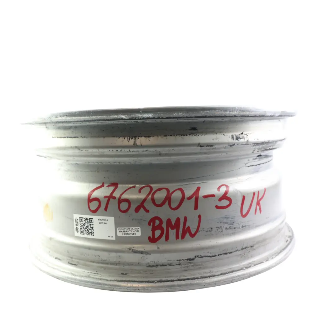 BMW E60 E61 Silver Alloy Wheel Rim 17" Spider Spoke 138 ET:20 7,5J - SKU 6762001-3 - Part number 6762001