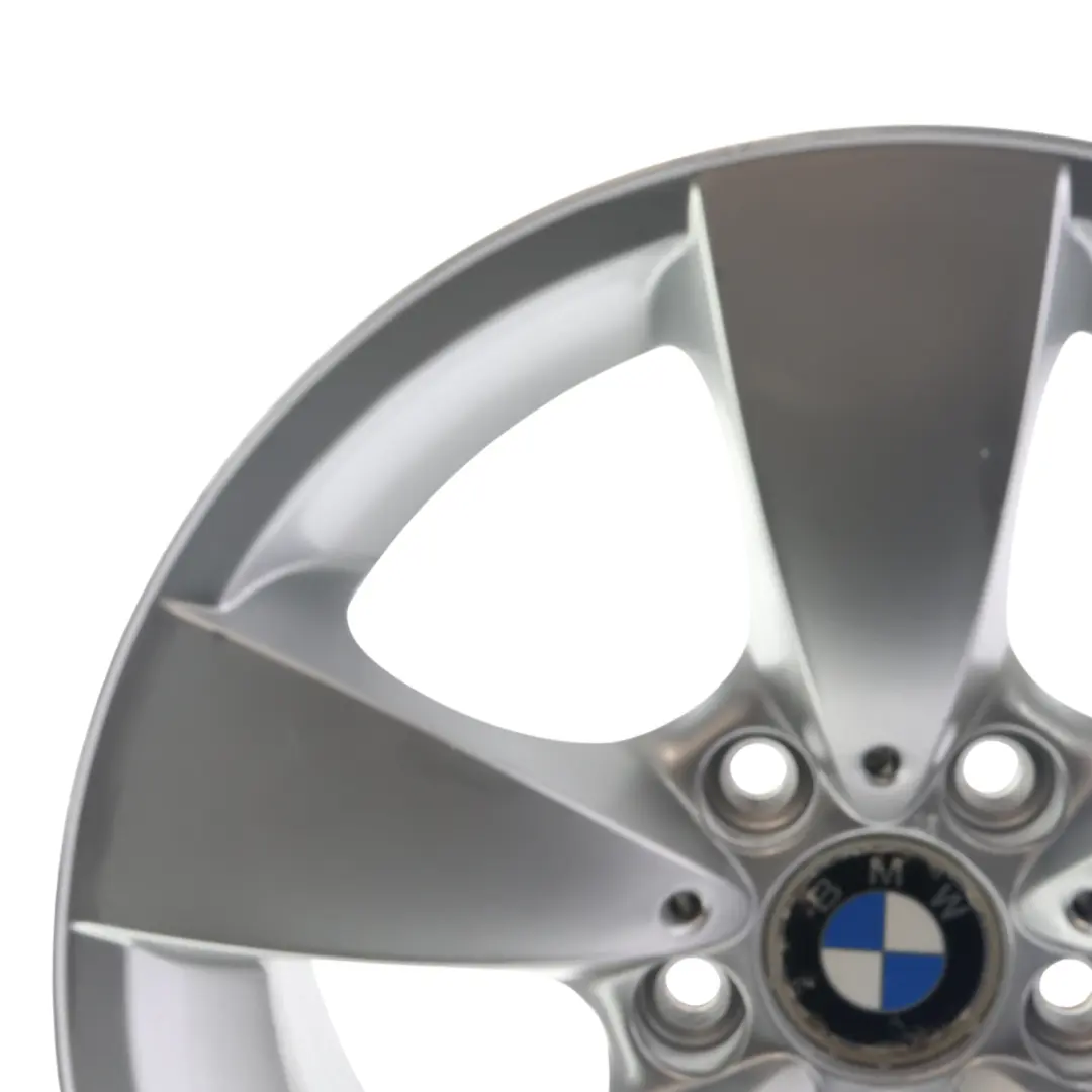 BMW E60 E61 Silver Alloy Wheel Rim 17" Spider Spoke 138 ET:20 7,5J - SKU 6762001-3 - Part number 6762001