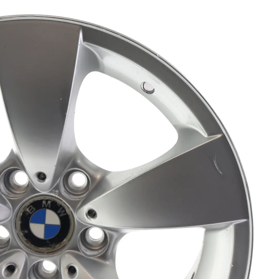 BMW E60 E61 Silver Alloy Wheel Rim 17" Spider Spoke 138 ET:20 7,5J - SKU 6762001-3 - Part number 6762001