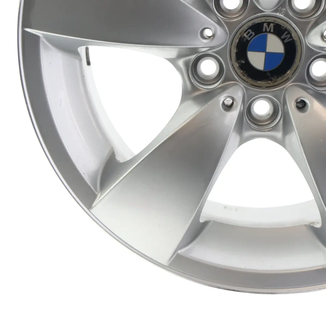 BMW E60 E61 Silver Alloy Wheel Rim 17" Spider Spoke 138 ET:20 7,5J - SKU 6762001-3 - Part number 6762001