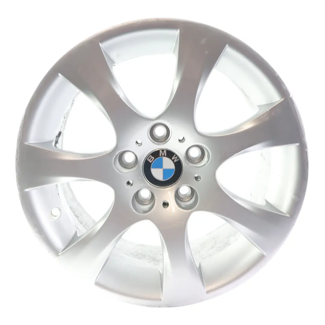 Srebrna Felga Aluminiowa 17" Styling 185 8J ET:34 do BMW E90 E91 E92 o numerze 6764623 BMW E90 E91 E92 Srebrna Felga Aluminiowa 17" Styling 185 8J ET:34 - SKU 6764623-2 - Numer Części 6764623