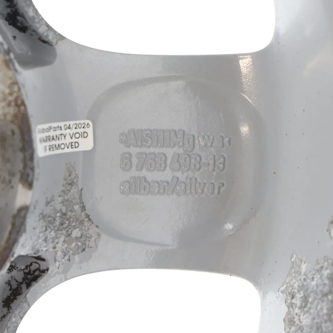 Mini Cooper One R50 R55 R56 Silver Wheel Alloy Rim 15" 5-Start Spooler 100 - SKU 6768498-1 - Part number 6768498