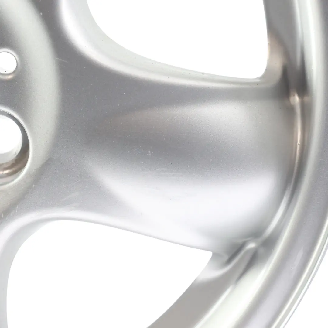 Alu Felge Alufelge Silber 15" 5 Star Spooler 100 für Mini Cooper R50 R56 mit Teilenummer 6768498 Mini Cooper R50 R56 Alu Felge Alufelge Silber 15" 5 Star Spooler 100 - SKU 6768498-1 - Teilenummer 6768498