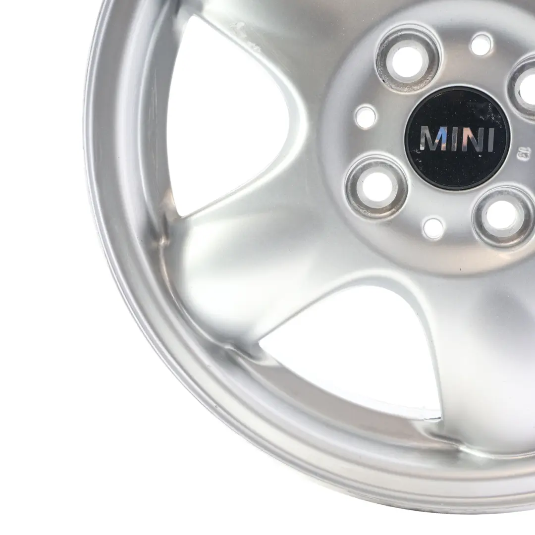 Mini One R50 R55 R56 Silver Wheel Alloy Rim 15" 5,5J 5-Start Spooler 100 - SKU 6768498-2 - Part number 6768498