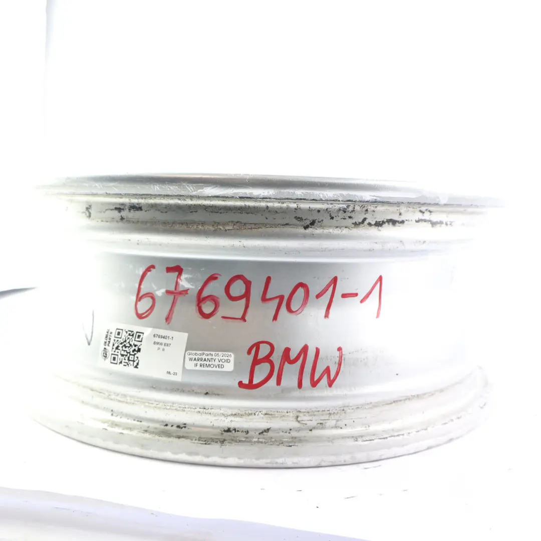 Alloy Wheel Rim 16" Spider Spoke 140 ET:44 7J to BMW E81 E82 E87 with Part number 6769401 BMW E81 E82 E87 Alloy Wheel Rim 16" Spider Spoke 140 ET:44 7J - SKU 6769401-1 - Part number 6769401