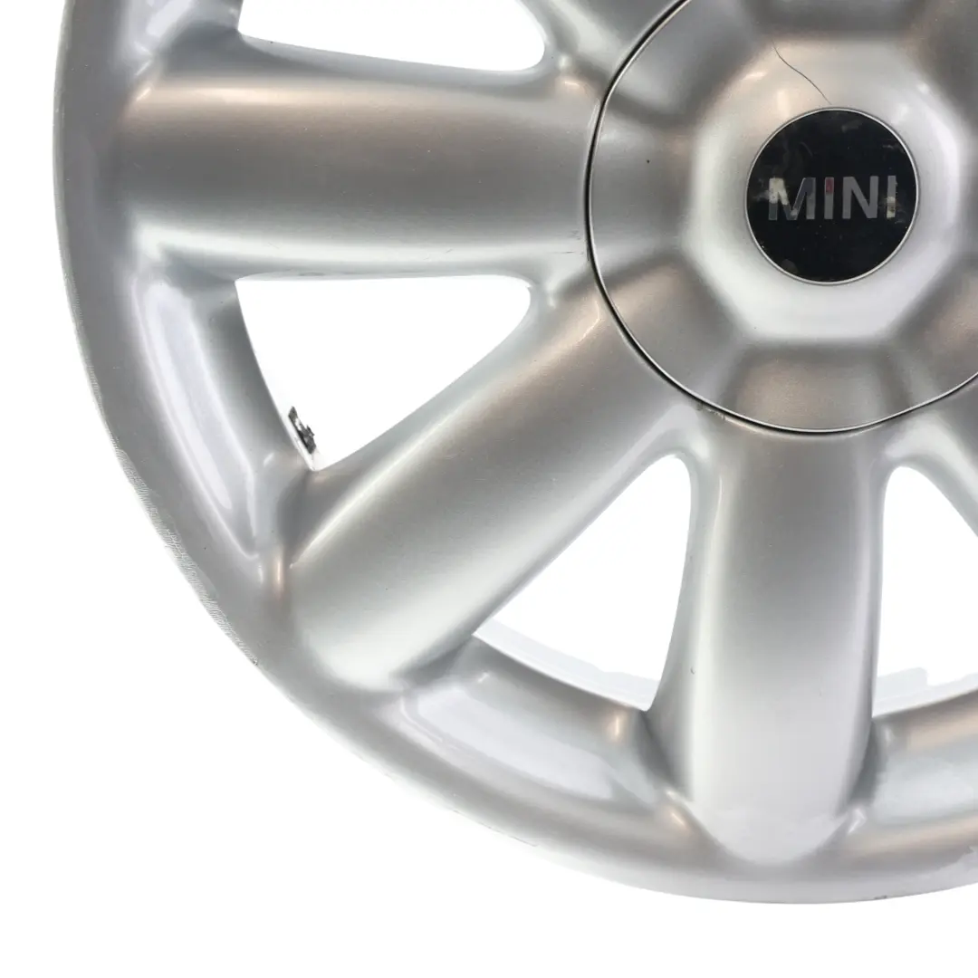 Alu Felge Alufelge 17" 7J ET:48 für Mini Cooper One R50 R53 R55 R56 Silver mit Teilenummer 6769411 Mini Cooper One R50 R53 R55 R56 Silver Alu Felge Alufelge 17" 7J ET:48 - SKU 6769411-1 - Teilenummer 6769411