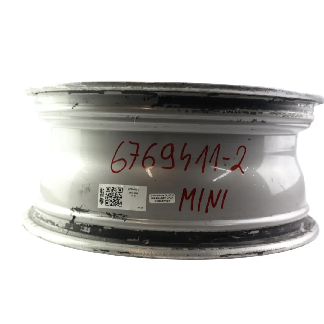 Alloy Rim 17" 7J Crown Spoke 104 to Mini Cooper One R50 R55 R56 R57 Silver Wheel with Part number 6769411 Mini Cooper One R50 R55 R56 R57 Silver Wheel Alloy Rim 17" 7J Crown Spoke 104 - SKU 6769411-2 - Part number 6769411