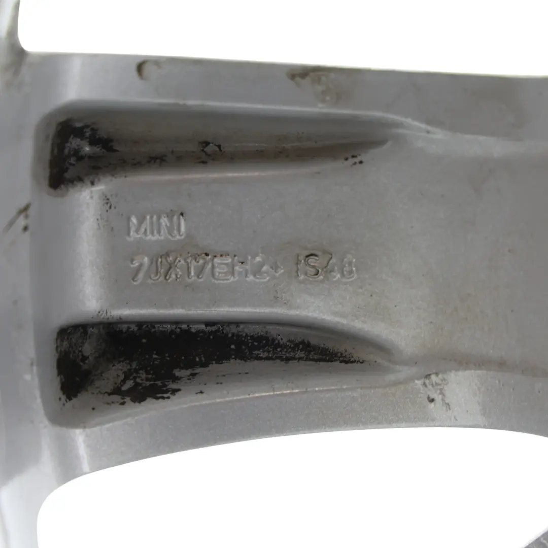 Argento Cerchio in lega 17" 7J Corona Raggi 104 per Mini Cooper One R50 R55 R56 R57 con numero di parte 6769411 Mini Cooper One R50 R55 R56 R57 Argento Cerchio in lega 17" 7J Corona Raggi 104 - SKU 6769411-2 - Numero di parte 6769411