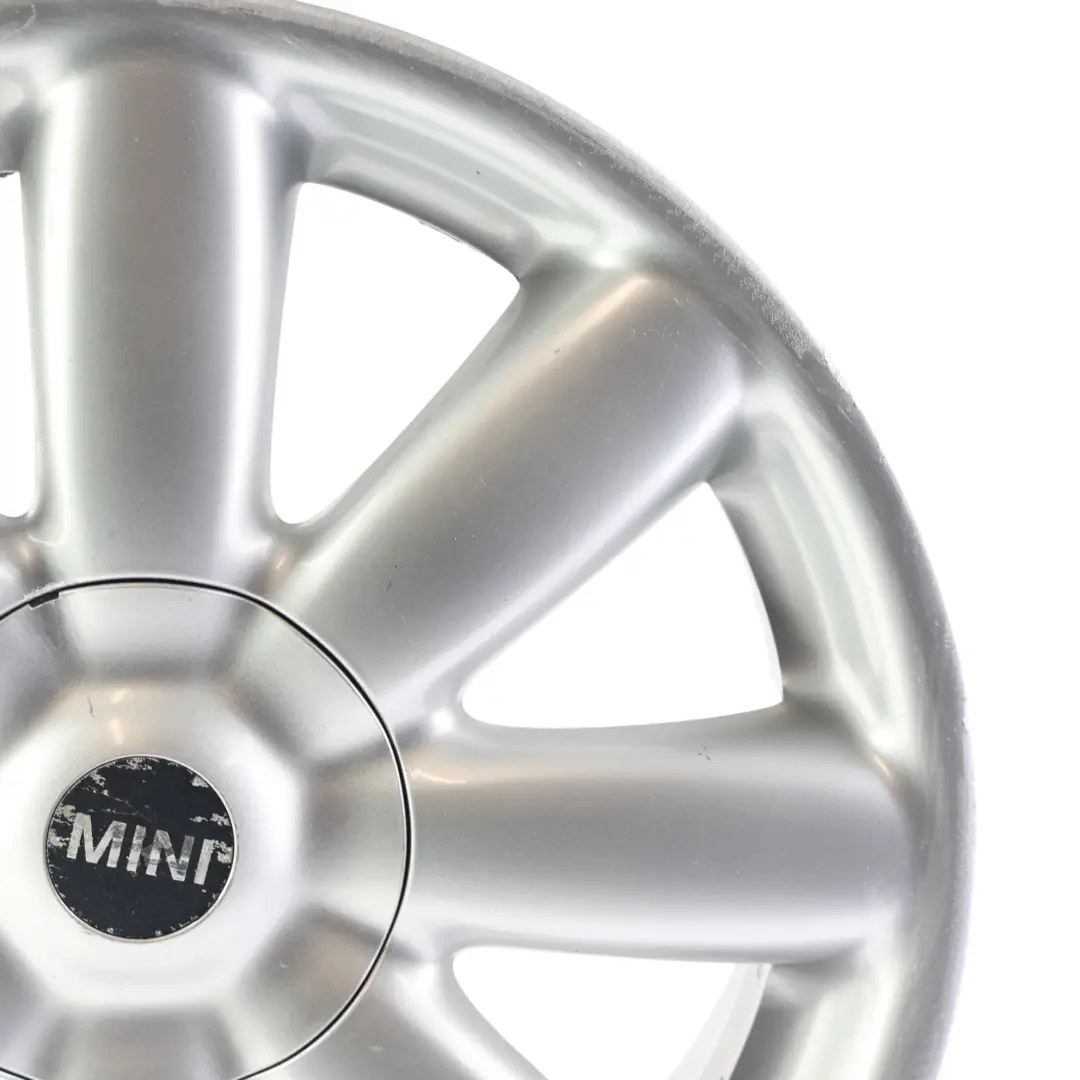 Argento Cerchio in lega 17" 7J Corona Raggi 104 per Mini Cooper One R50 R55 R56 R57 con numero di parte 6769411 Mini Cooper One R50 R55 R56 R57 Argento Cerchio in lega 17" 7J Corona Raggi 104 - SKU 6769411-2 - Numero di parte 6769411