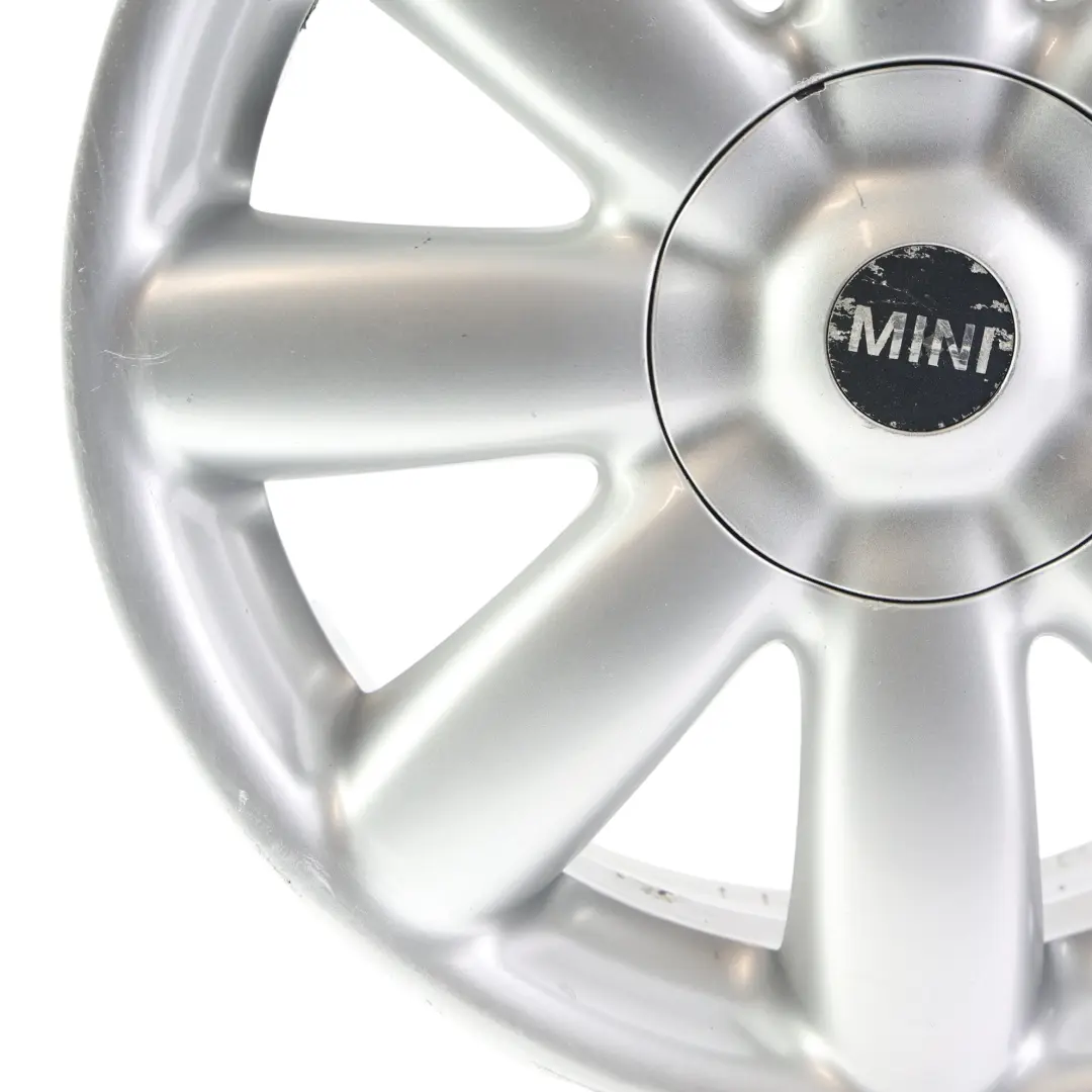 Mini Cooper One R50 R55 R56 R57 llanta aleación de plata 17 "7J Crown Spoke 104 - SKU 6769411-2 - Número de pieza 6769411