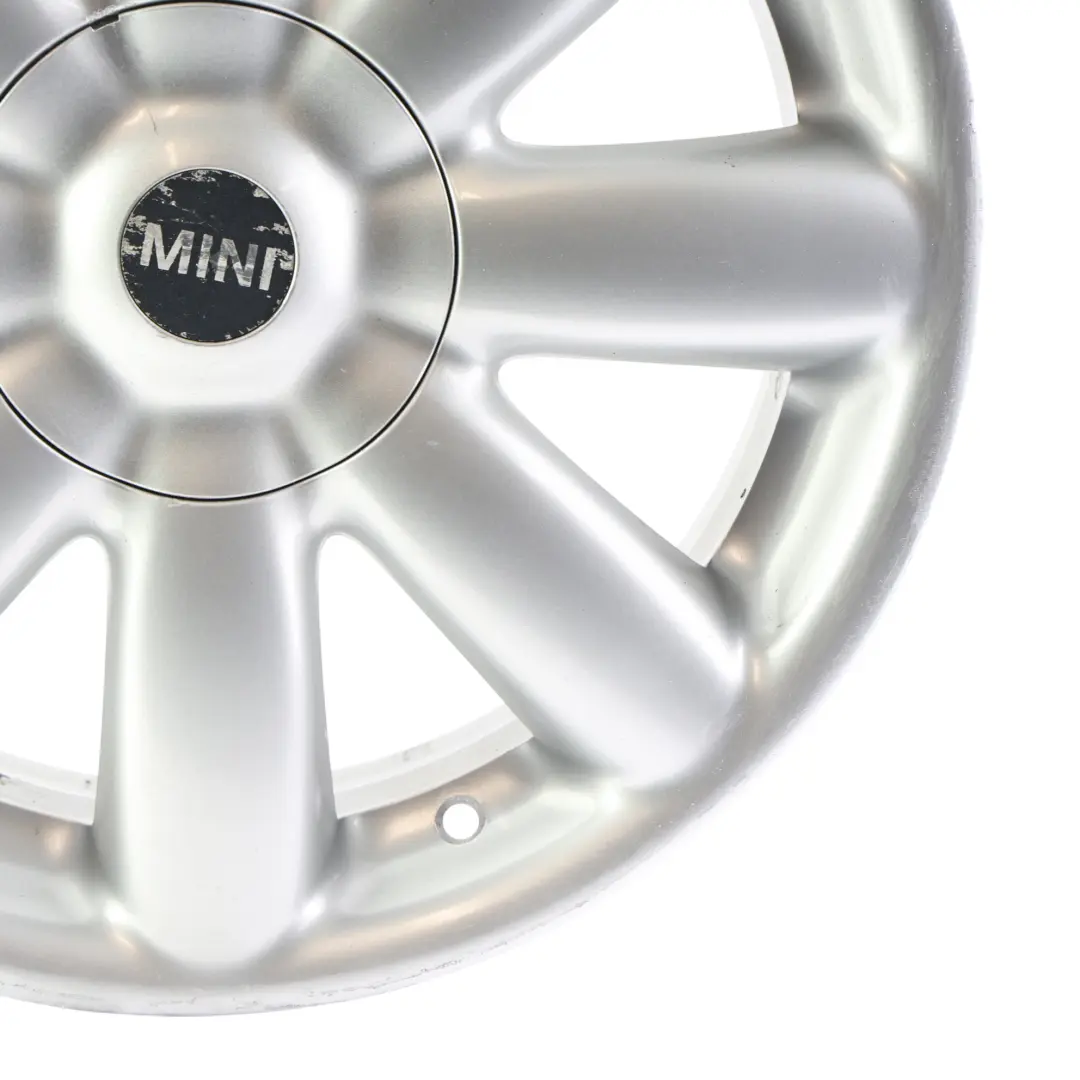 Mini Cooper One R50 R55 R56 R57 Silver Wheel Alloy Rim 17" 7J Crown Spoke 104 - SKU 6769411-2 - Part number 6769411