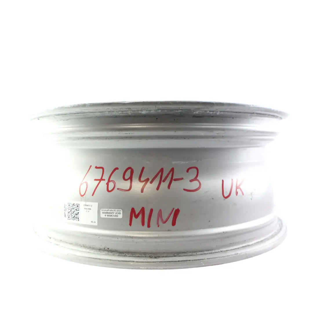 Alloy Rim 17" 7J Crown Spoke 104 to Mini R50 R55 R56 R57 Silver Wheel with Part number 6769411 Mini R50 R55 R56 R57 Silver Wheel Alloy Rim 17" 7J Crown Spoke 104 - SKU 6769411-3 - Part number 6769411
