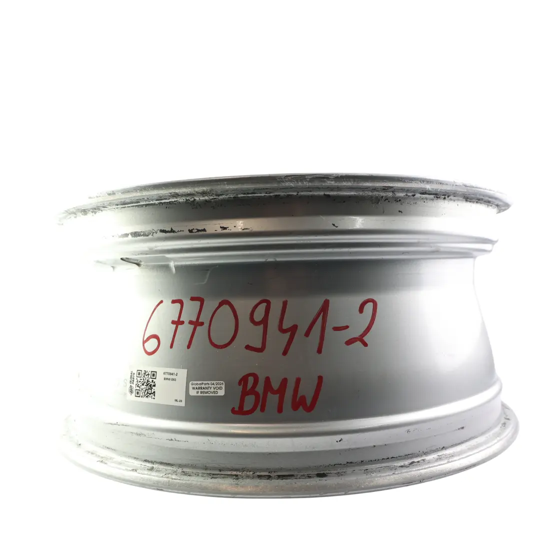 BMW E63 E64 Argento AlluMini o Cerchione IN Lega 19" Raggi a Stella 218 8,5J Et - SKU 6770941-2 - Numero di parte 6770941