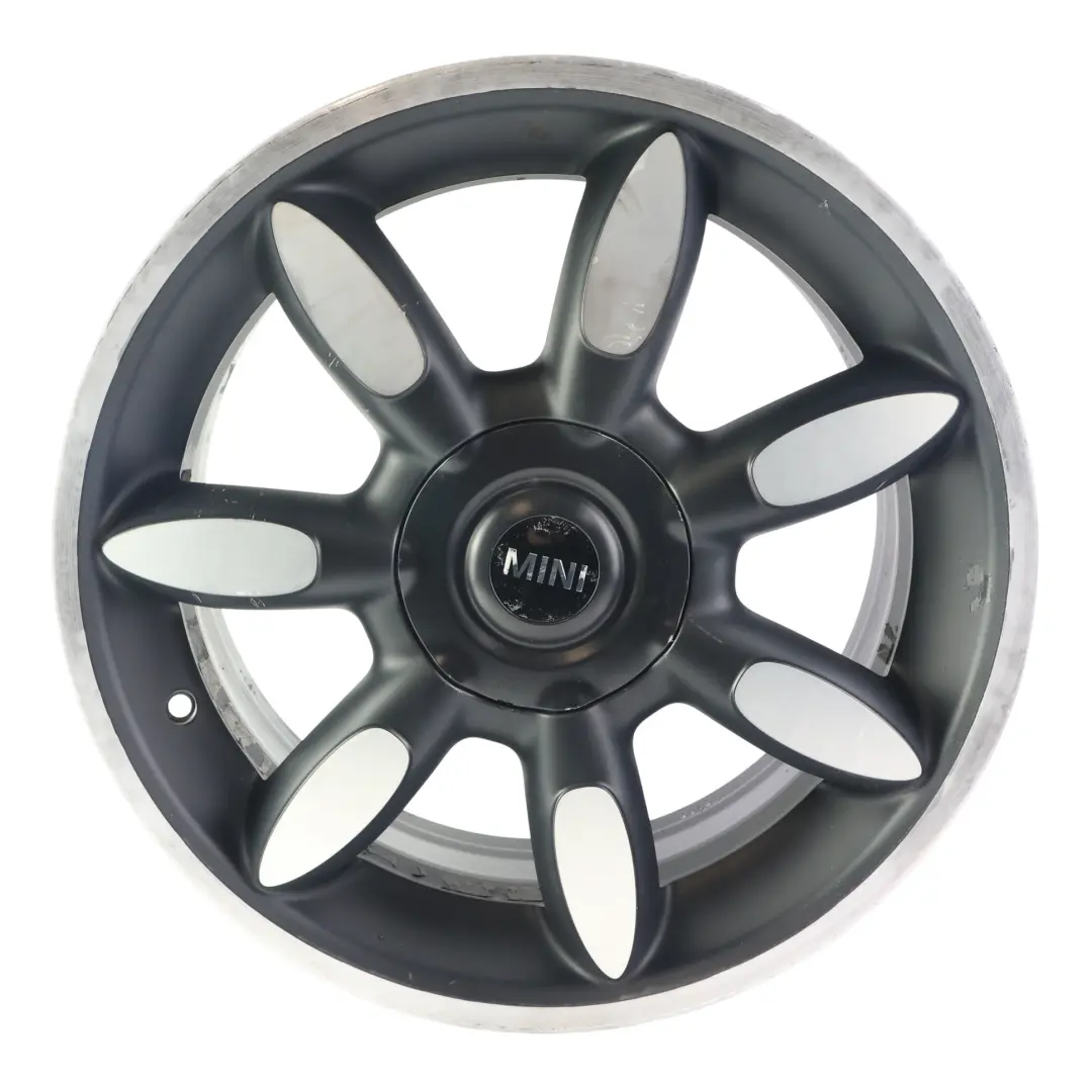 Llanta De aleacion 17" 7J ET:48 Night Spoke Limp-Home para Mini R50 R56 con número de pieza 6773800 Mini R50 R56 Llanta De aleacion 17" 7J ET:48 Night Spoke Limp-Home - SKU 6773800-4 - Número de pieza 6773800