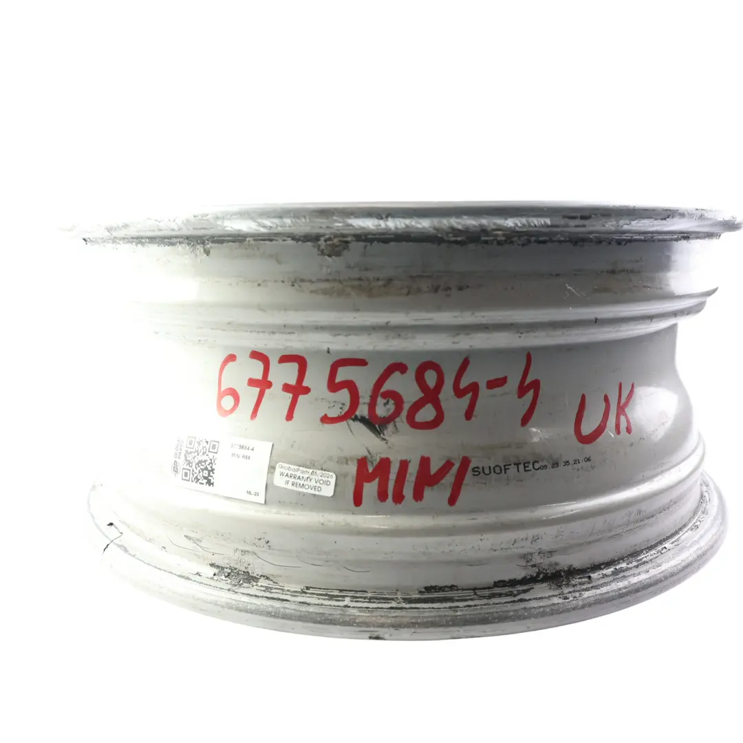 Alloy Rim 16" 6,5J ET:48 Bridge Spoke 94 to Mini Cooper R50 R53 R55 R56 R57 Wheel with Part number 6775684 Mini Cooper R50 R53 R55 R56 R57 Wheel Alloy Rim 16" 6,5J ET:48 Bridge Spoke 94 - SKU 6775684-4 - Part number 6775684