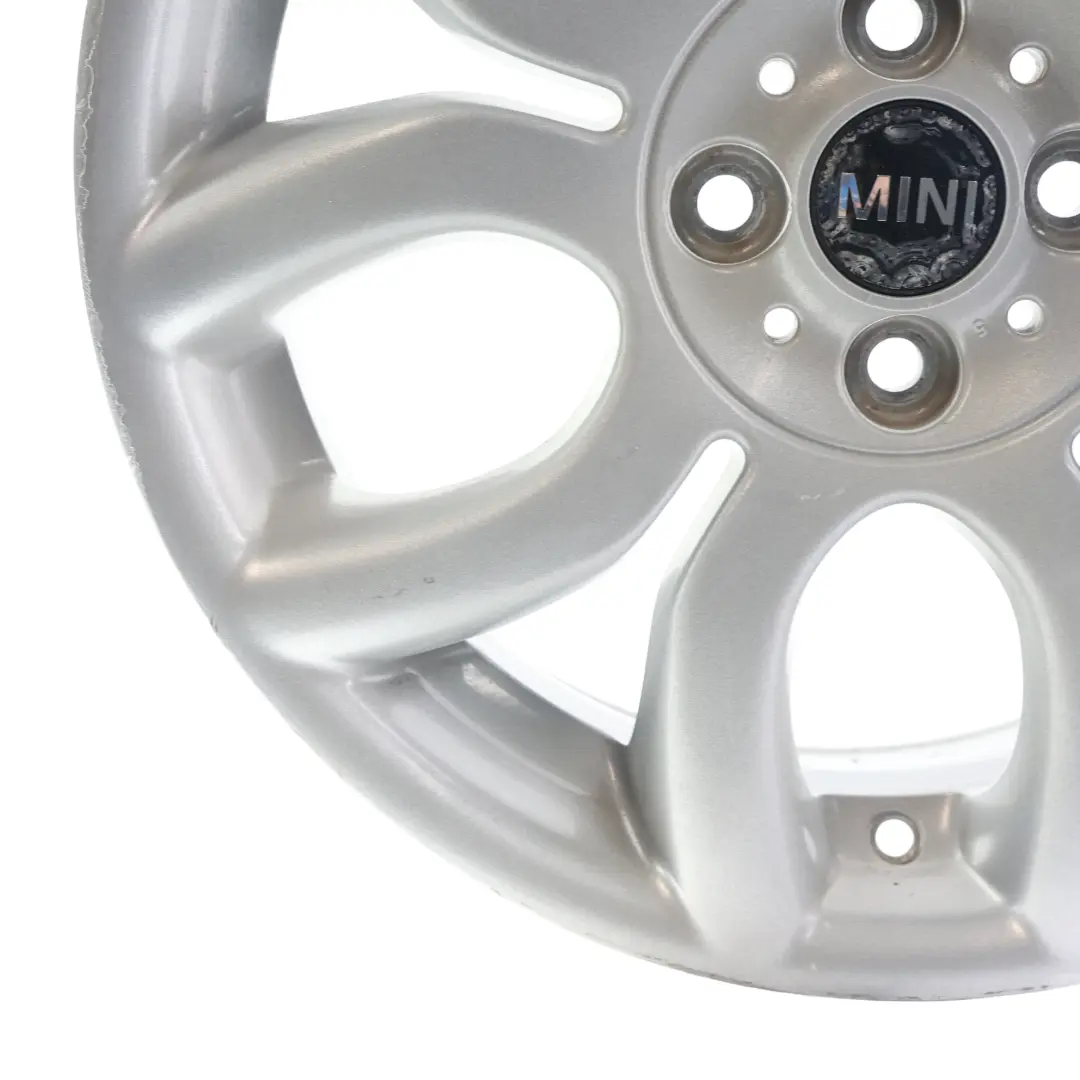 Silber Alu Felge 17" 7J Flamme Speiche 97 für Mini Cooper R50 R55 R56 R57 mit Teilenummer 6775685 Mini Cooper R50 R55 R56 R57 Silber Alu Felge 17" 7J Flamme Speiche 97 - SKU 6775685-1 - Teilenummer 6775685