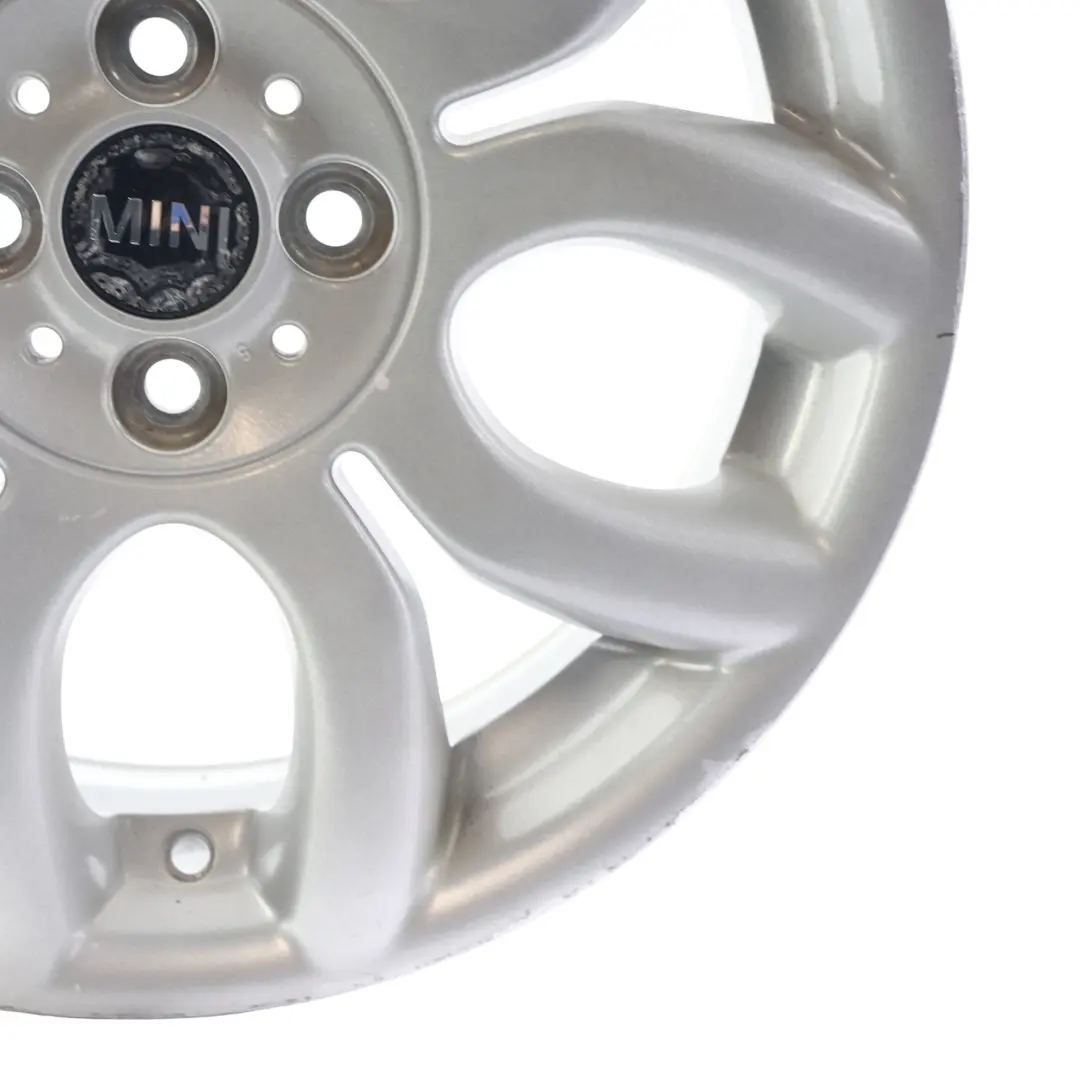 Alloy Rim 17" 7J Flame Spoke 97 to Mini R50 R55 R56 R57 Silver Wheel with Part number 6775685 Mini R50 R55 R56 R57 Silver Wheel Alloy Rim 17" 7J Flame Spoke 97 - SKU 6775685-1 - Part number 6775685