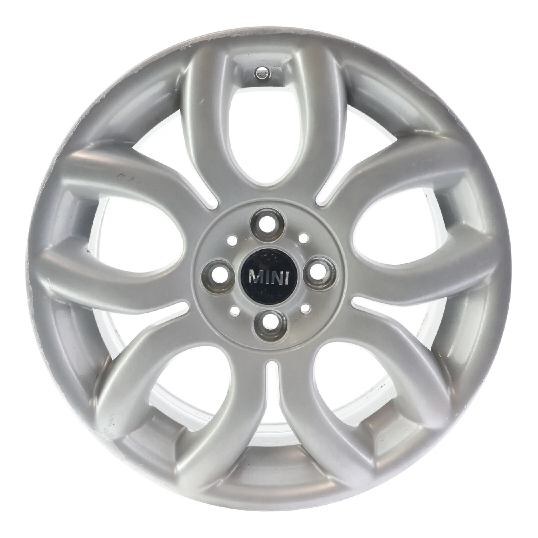 Mini Cooper One R50 R55 R56 R57 Wheel Alloy Rim Silver 17" 7J Flame Spoke 97