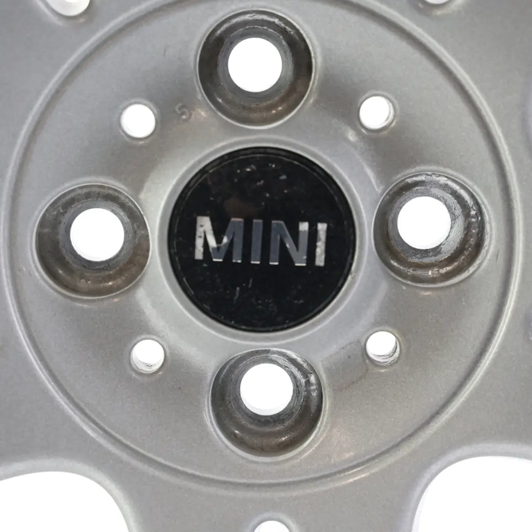 Mini Cooper One R50 R55 R56 R57 Jante Alliage Argent 17" 7J Flame Spoke 97 - SKU 6775685-2 - Numéro de pièce 6775685