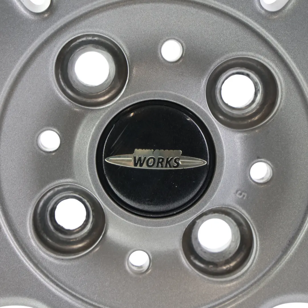 Alloy Rim 17" 7J Flame Spoke 97 to Mini Cooper One R50 R55 R56 R57 Silver Wheel with Part number 6775685 Mini Cooper One R50 R55 R56 R57 Silver Wheel Alloy Rim 17" 7J Flame Spoke 97 - SKU 6775685-8 - Part number 6775685
