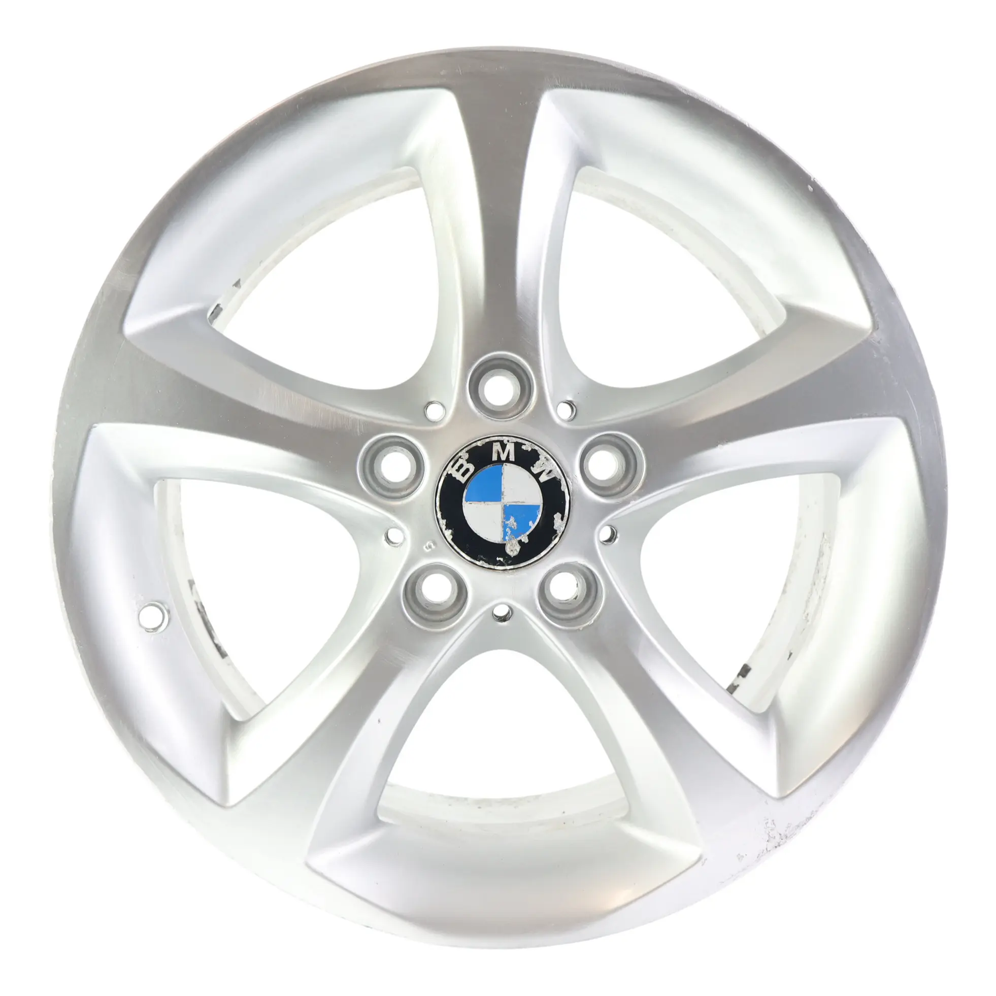 Wheel Rim BMW E81 E82 E87 E88 Silver Alloy 17" Star Spoke 256 ET:47 7J 6778219