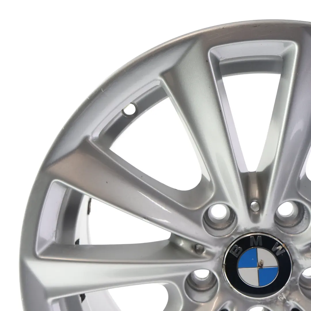 Alloy Wheel Rim 17" V Spoke 236 8J ET:30 to BMW F10 F11 F12 Silver with Part number 6780720 BMW F10 F11 F12 Silver Alloy Wheel Rim 17" V Spoke 236 8J ET:30 - SKU 6780720-2 - Part number 6780720