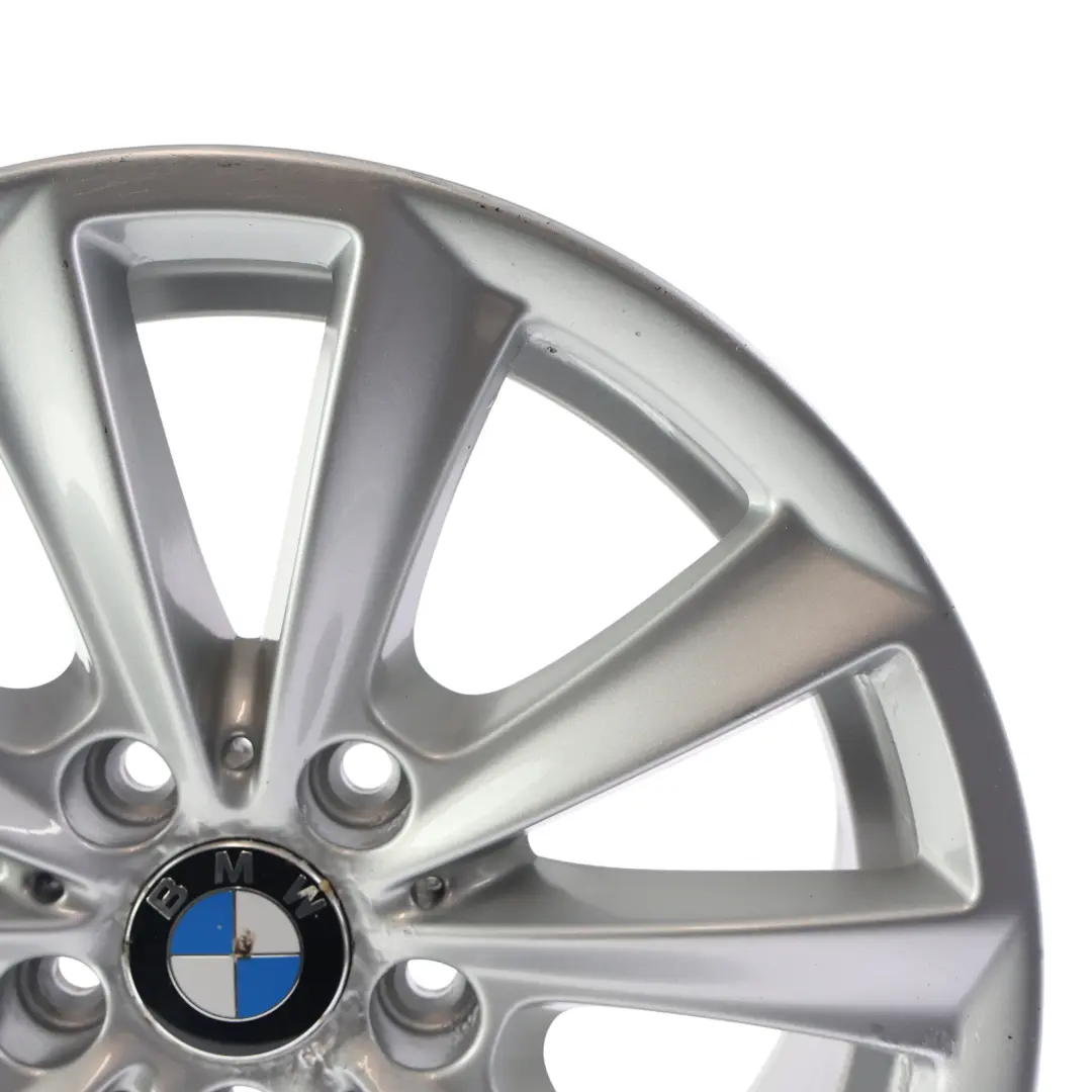 Alloy Wheel Rim 17" V Spoke 236 8J ET:30 to BMW F10 F11 F12 Silver with Part number 6780720 BMW F10 F11 F12 Silver Alloy Wheel Rim 17" V Spoke 236 8J ET:30 - SKU 6780720-2 - Part number 6780720