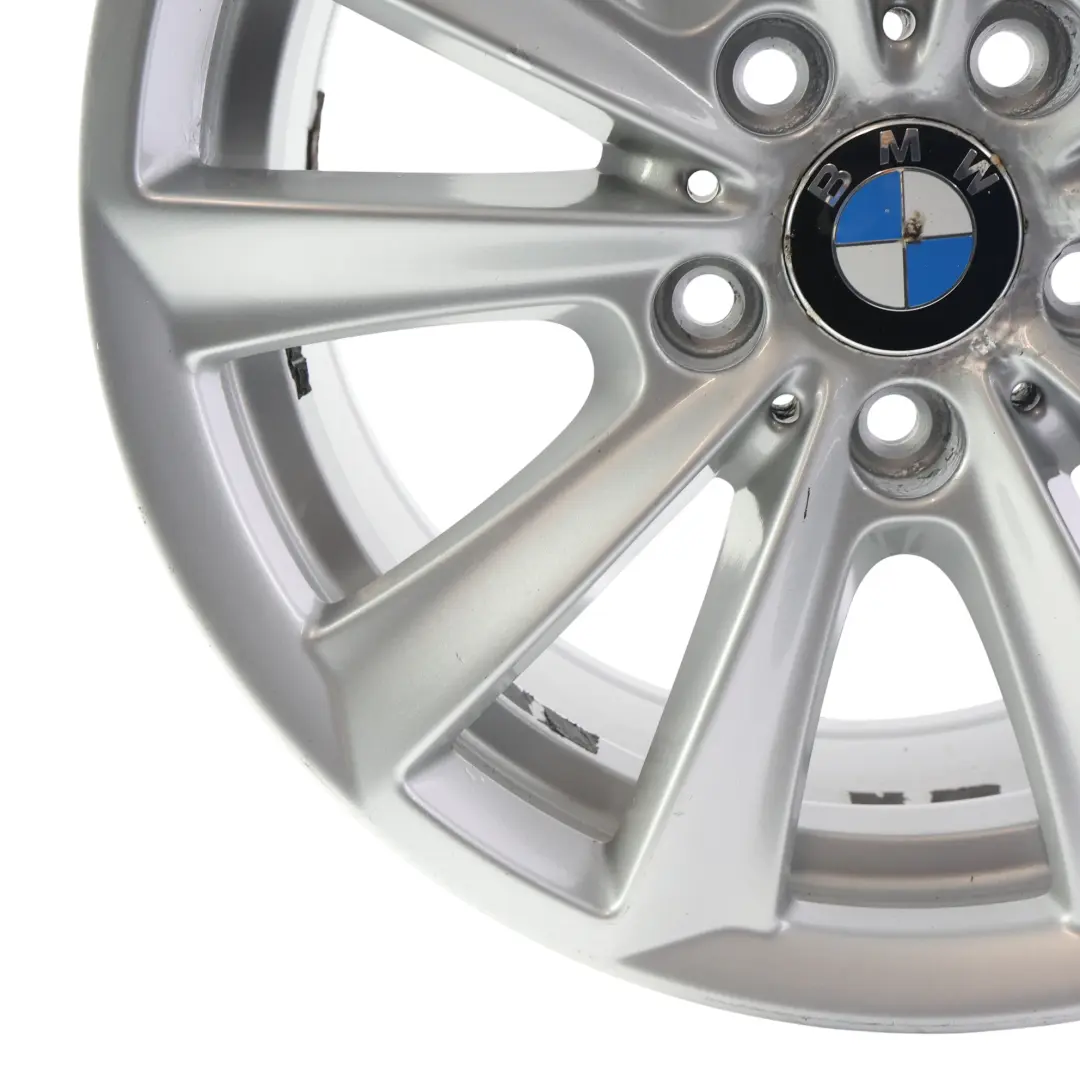 Alloy Wheel Rim 17" V Spoke 236 8J ET:30 to BMW F10 F11 F12 Silver with Part number 6780720 BMW F10 F11 F12 Silver Alloy Wheel Rim 17" V Spoke 236 8J ET:30 - SKU 6780720-2 - Part number 6780720