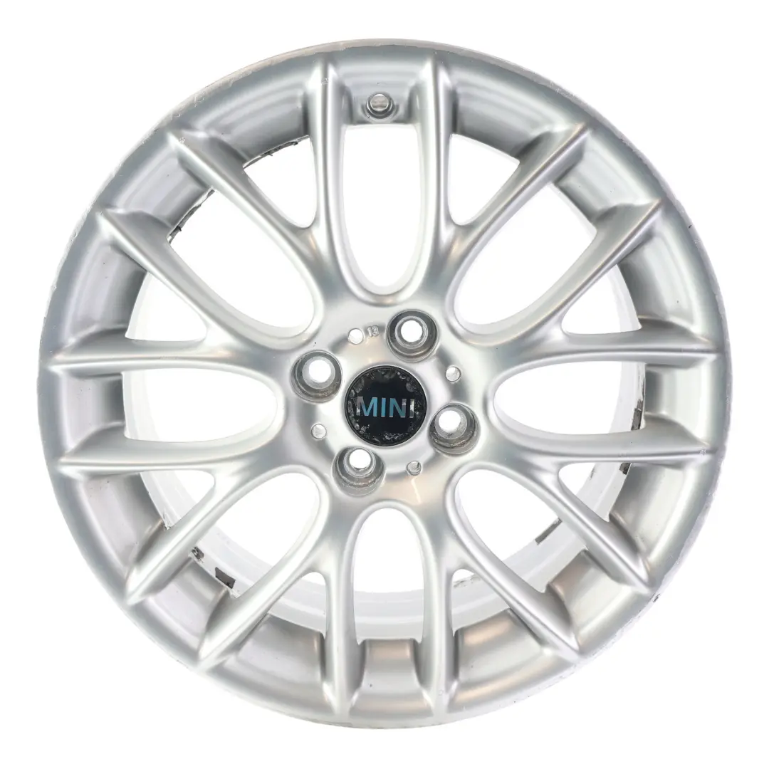 Jante Alliage 17" ET:48 7J Cross Spoke Challenge pour Mini Cooper R50 R55 R56 à propos du numéro de pièce 6784130 Mini Cooper R50 R55 R56 Jante Alliage 17" ET:48 7J Cross Spoke Challenge - SKU 6784130-2 - Numéro de pièce 6784130