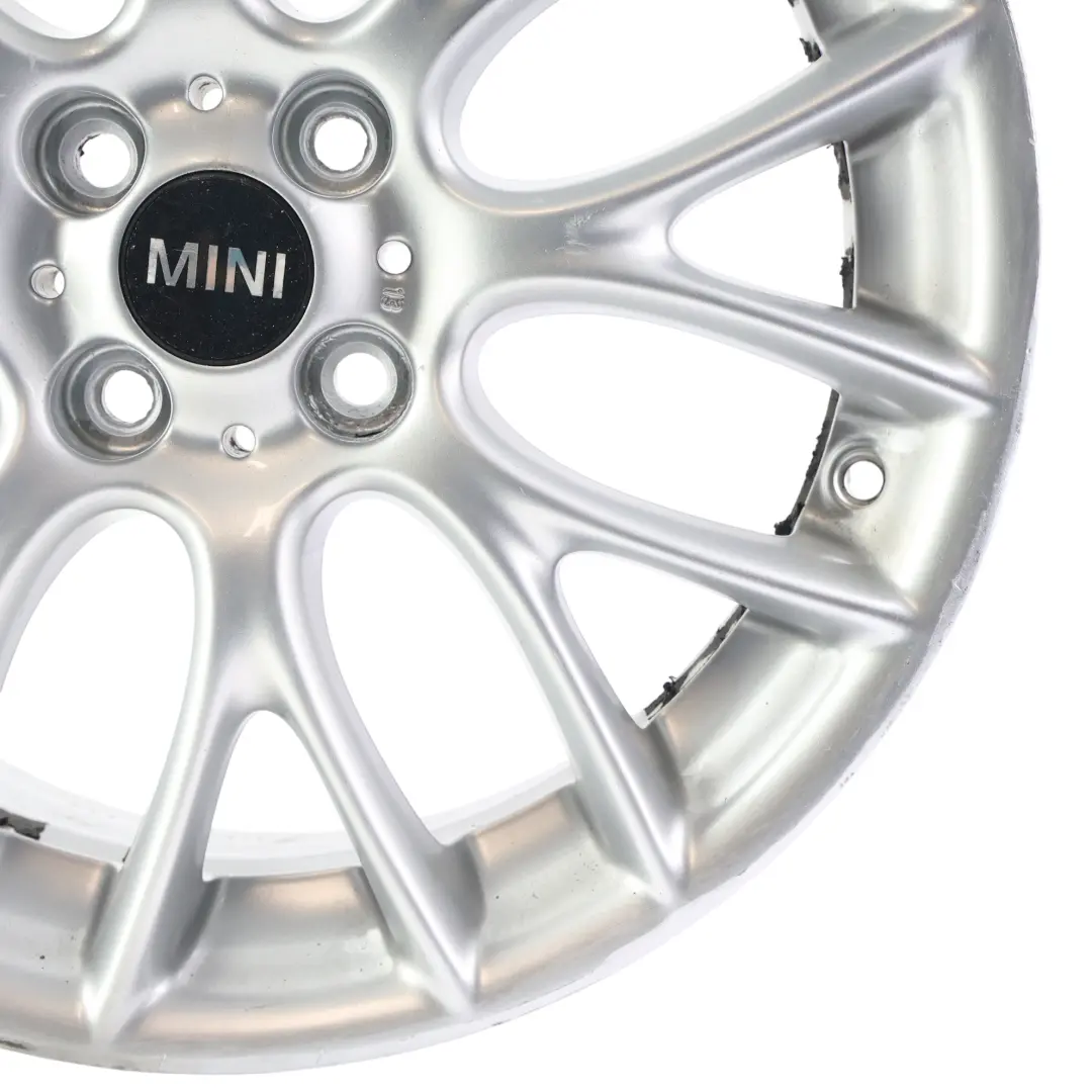 Alloy Rim 17" ET:48 7J Cross Spoke Challenge to Mini Cooper R50 R55 R56 Wheel with Part number 6784130 Mini Cooper R50 R55 R56 Wheel Alloy Rim 17" ET:48 7J Cross Spoke Challenge - SKU 6784130-4 - Part number 6784130